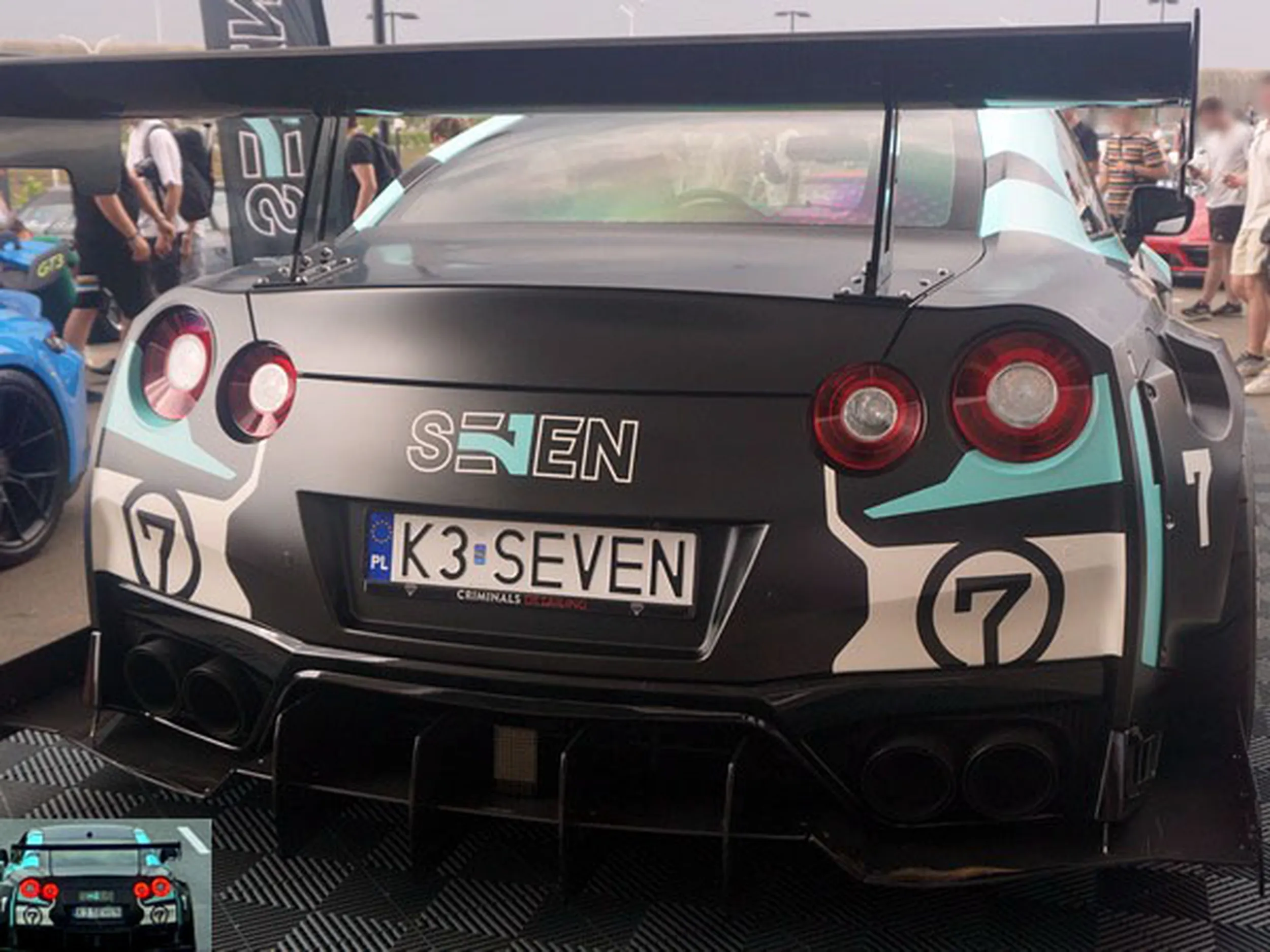 Fajny numer, blacha K3 SEVEN