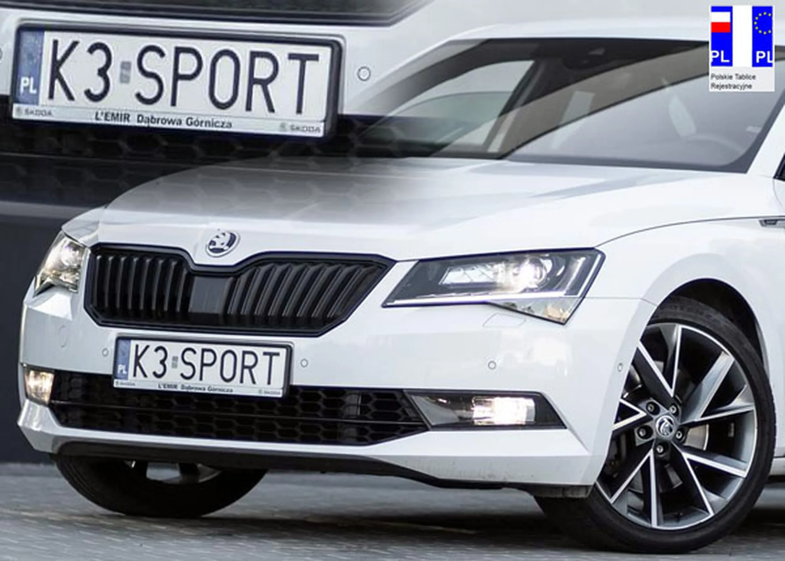 Fajny numer, blacha K3 SPORT