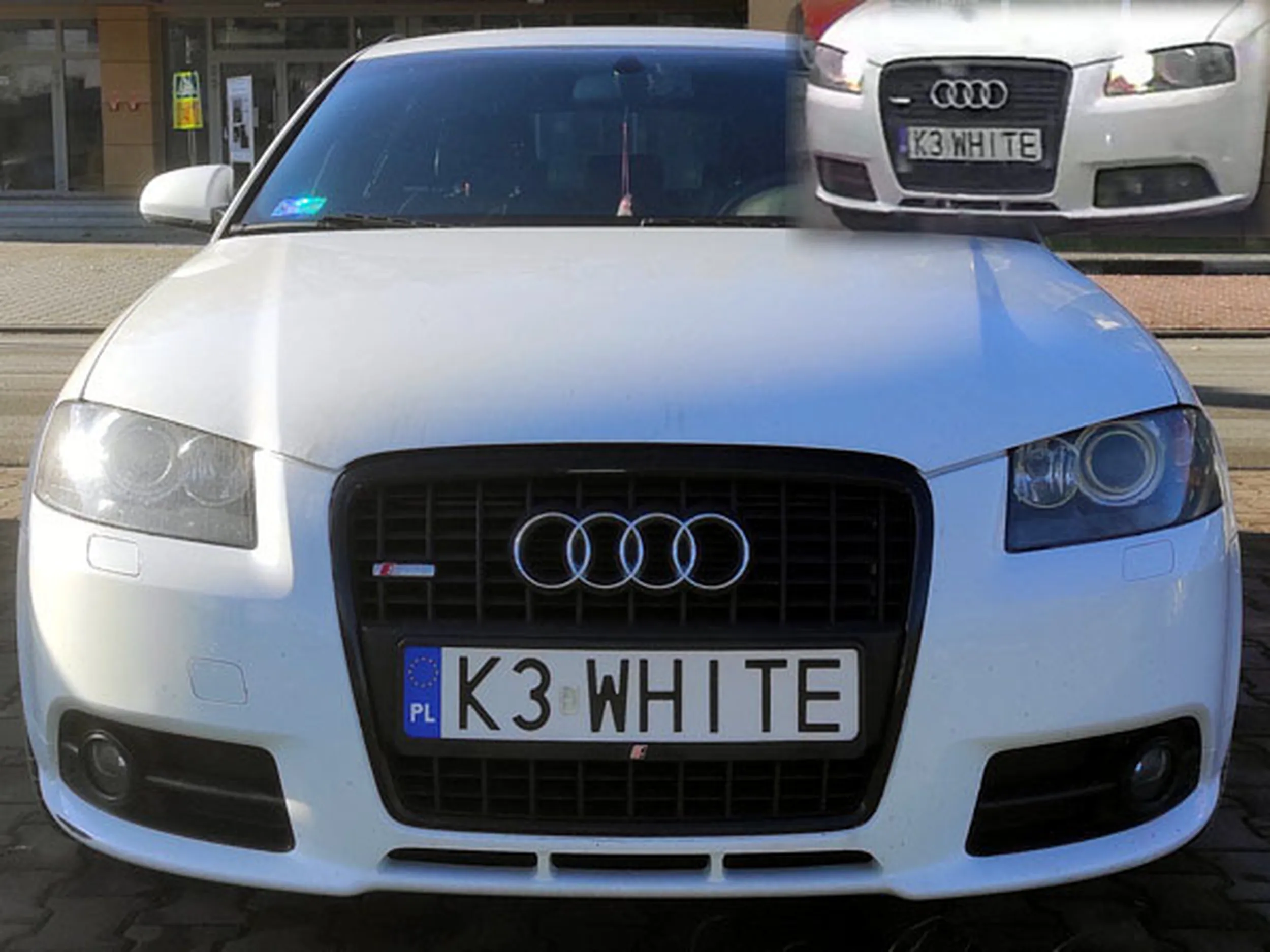 Fajny numer, blacha K3 WHITE