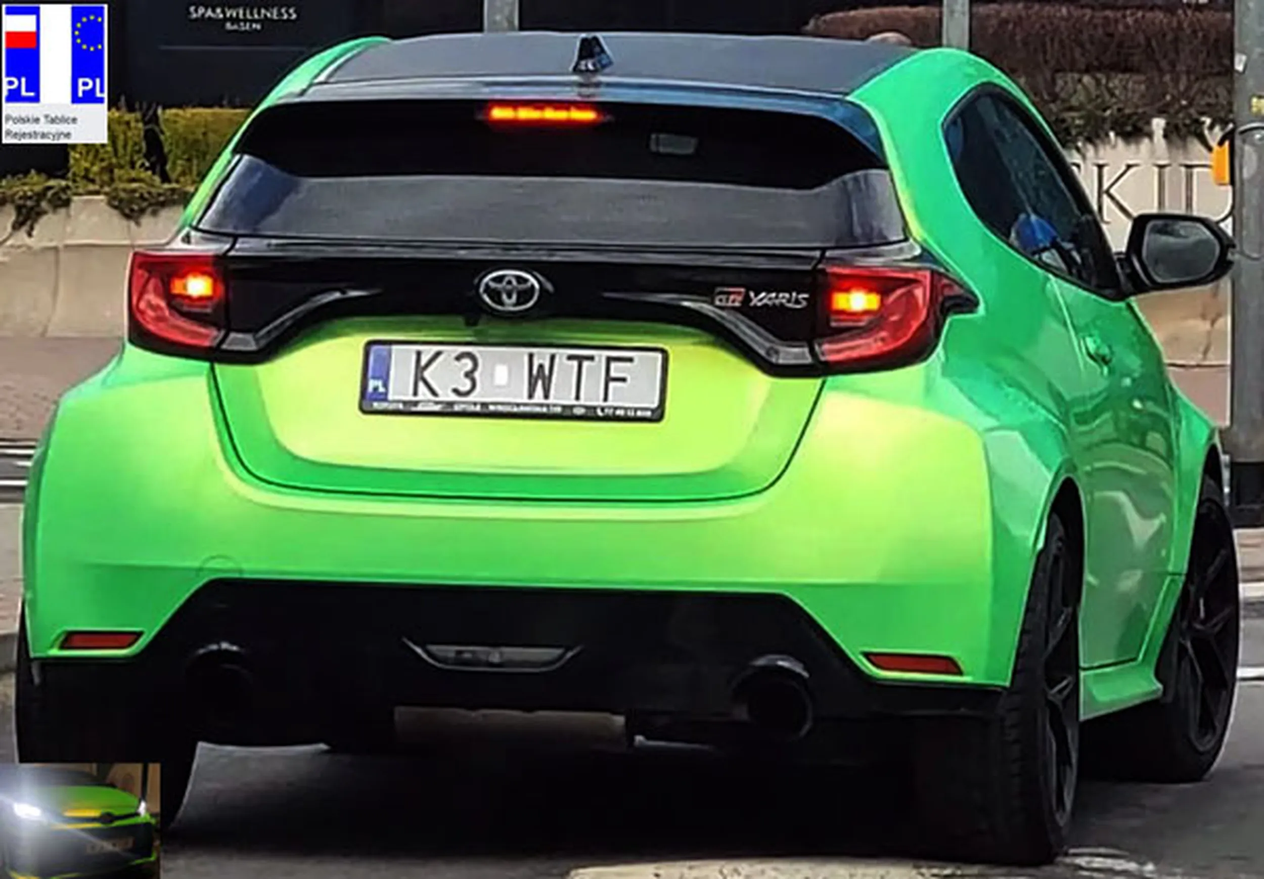 Fajny numer, blacha K3 WTF