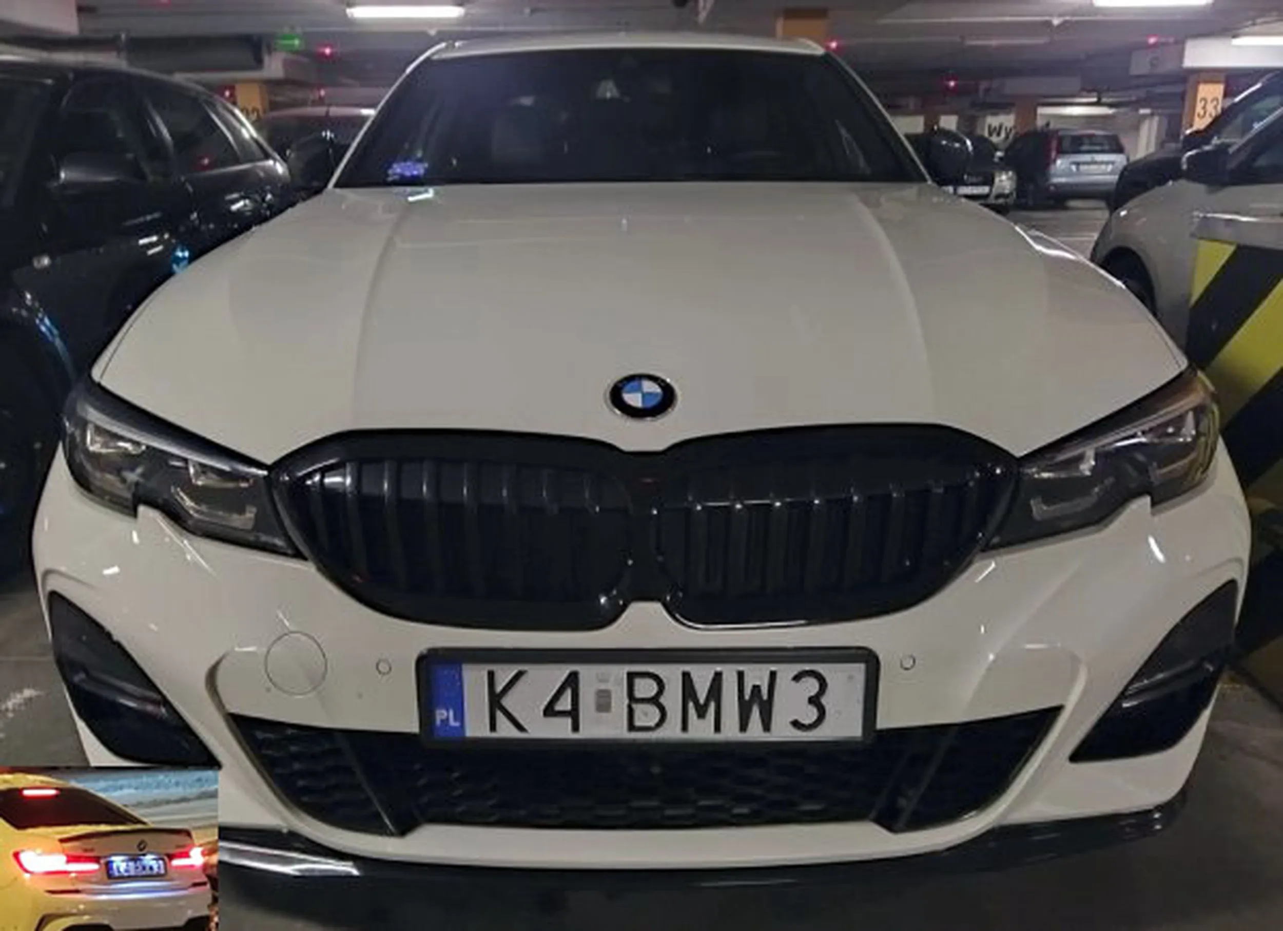 Fajny numer, blacha K4 BMW3
