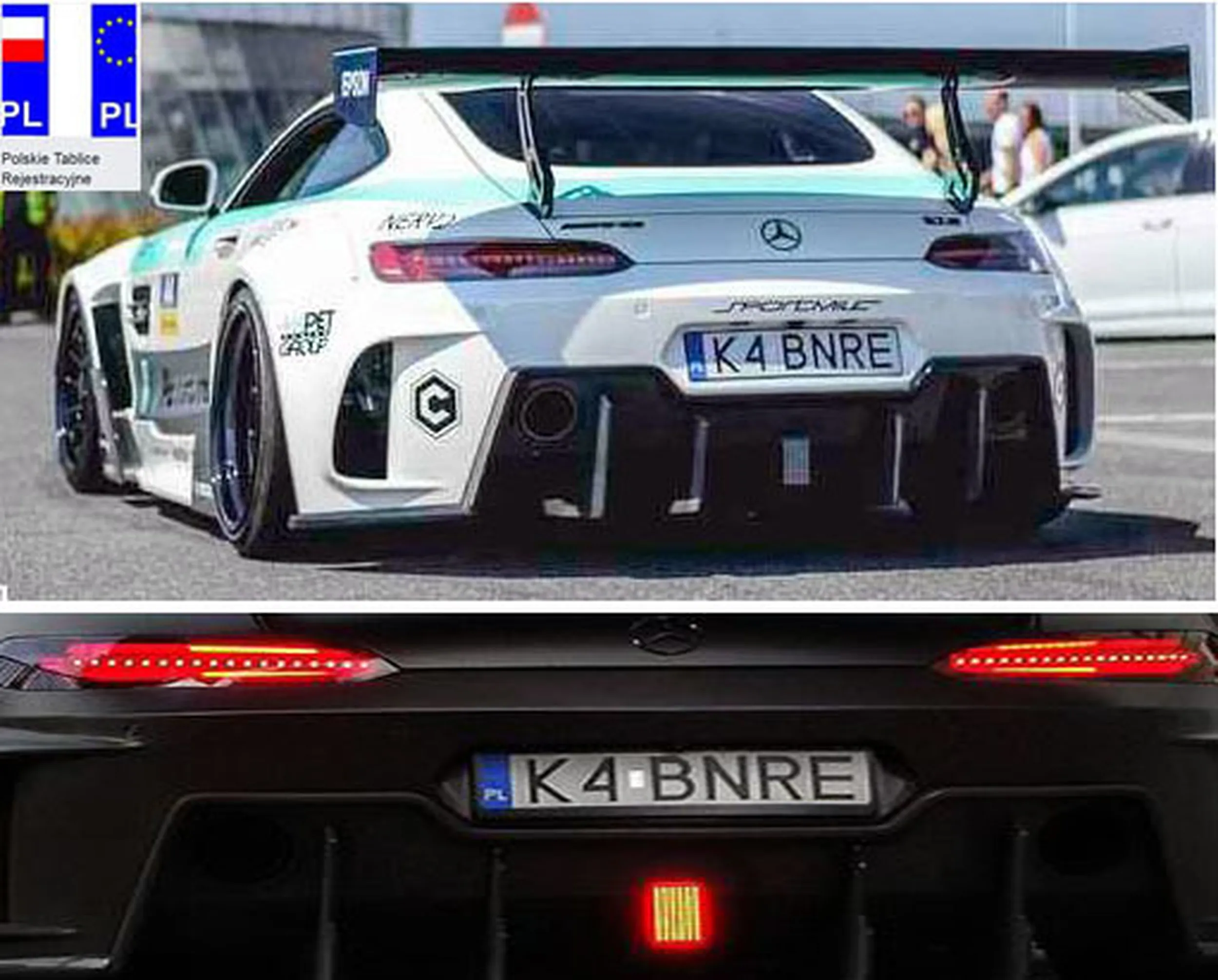 Fajny numer, blacha K4 BNRE