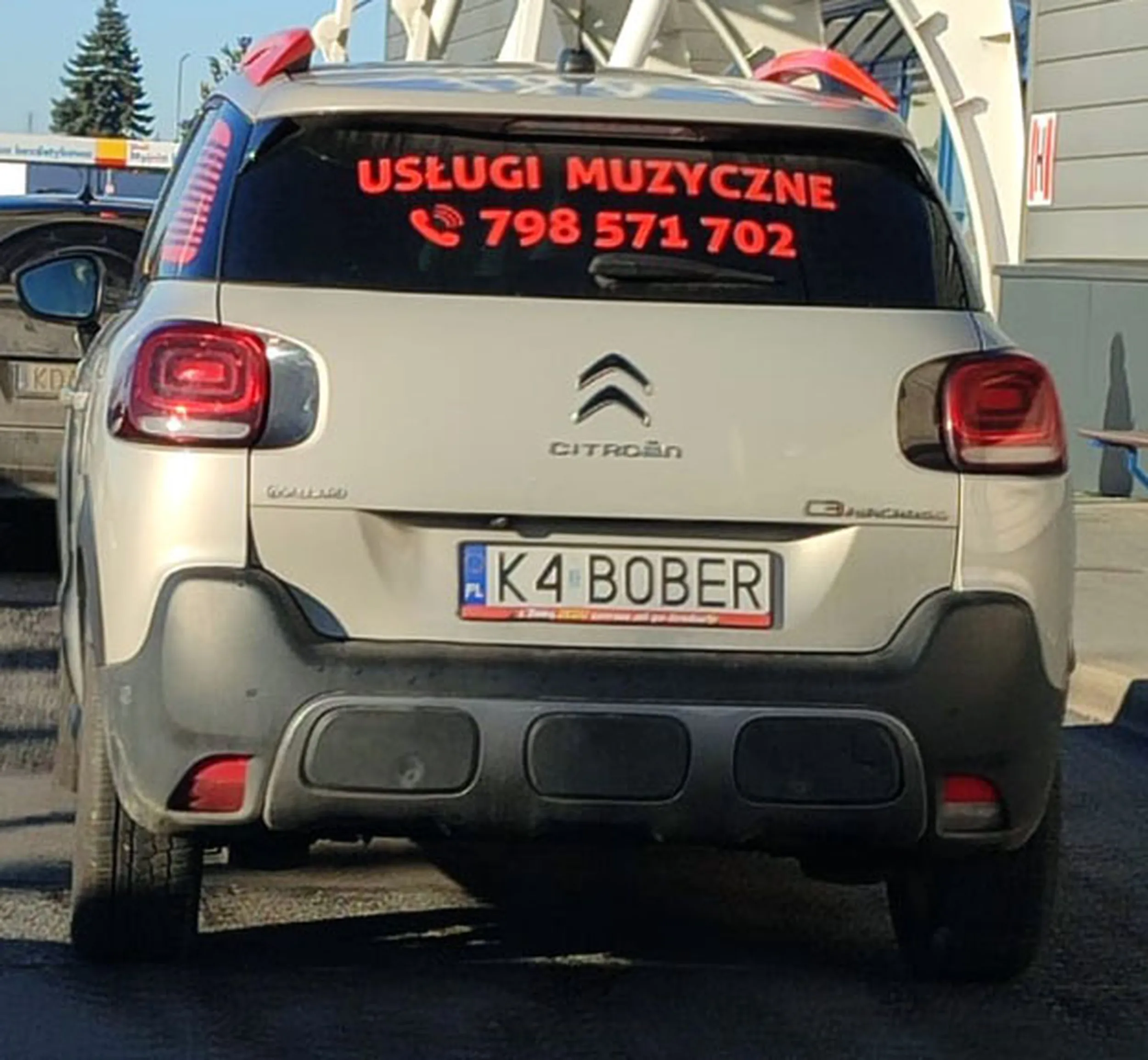 Fajny numer, blacha K4 BOBER