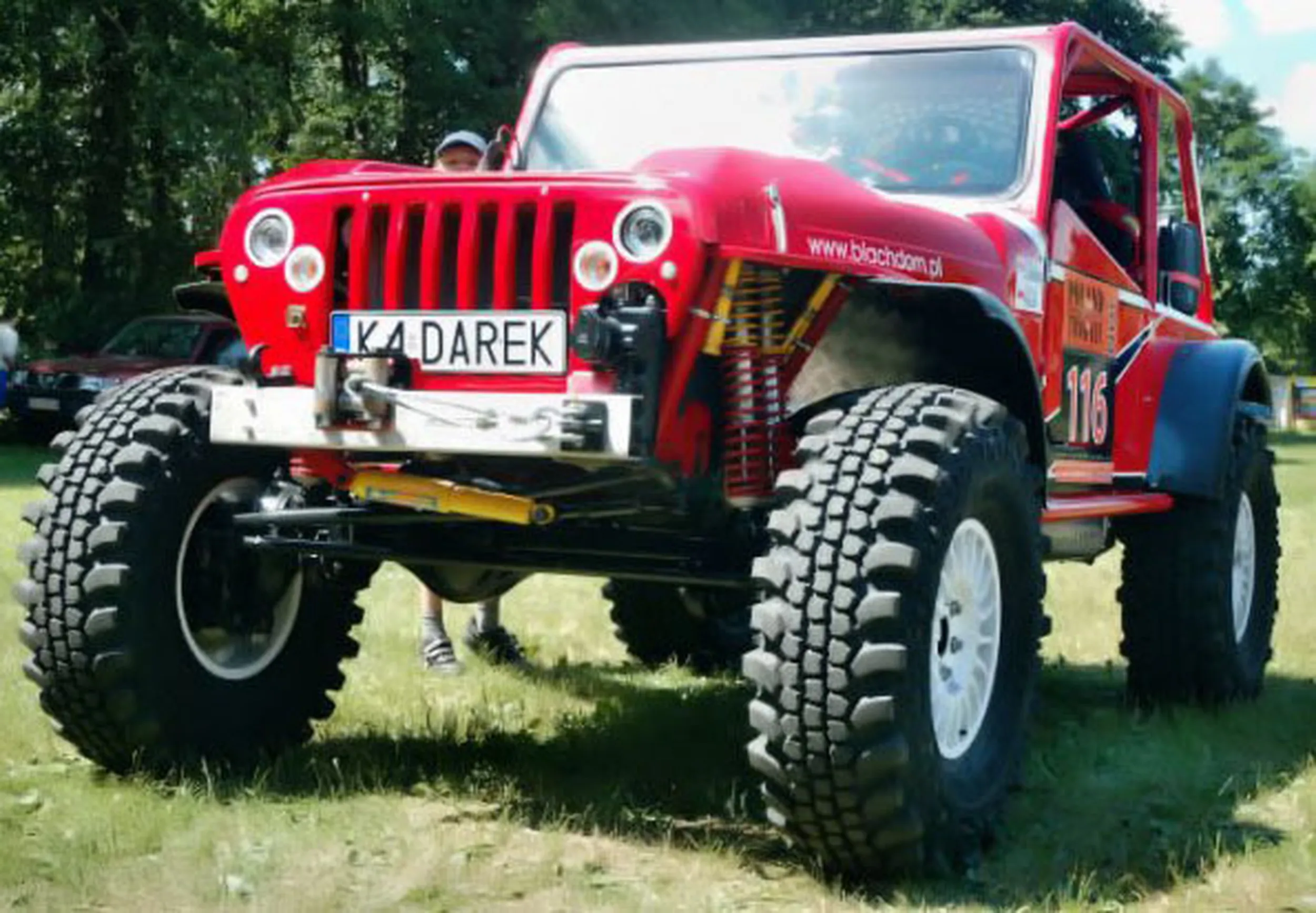 Fajny numer, blacha K4 DAREK
