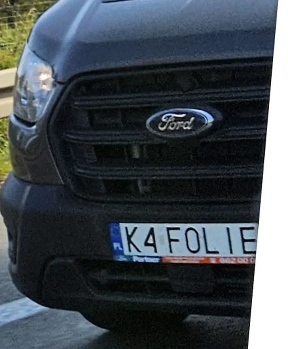 Fajny numer, blacha K4 FOLIE