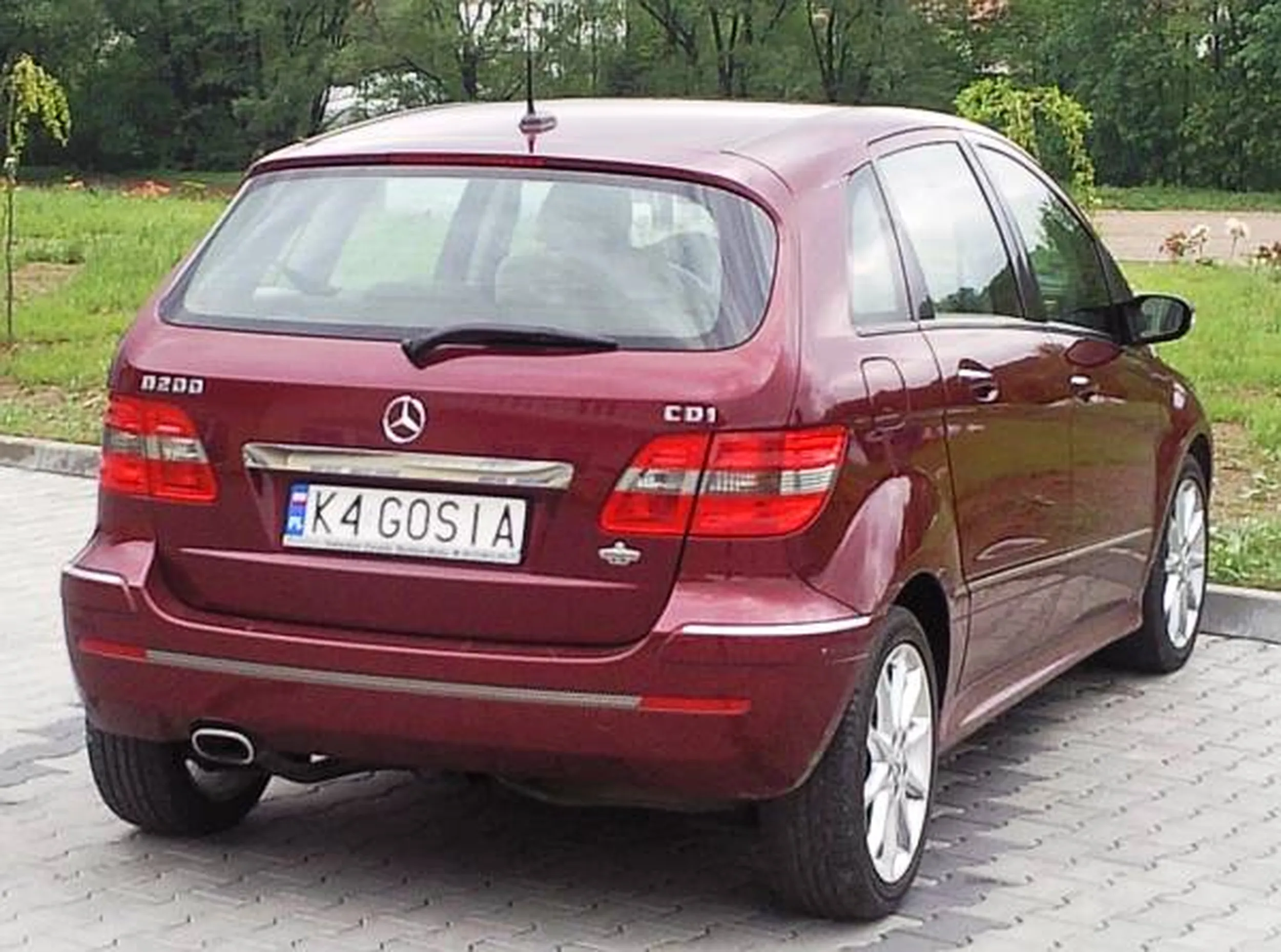 Fajny numer, blacha K4 GOSIA