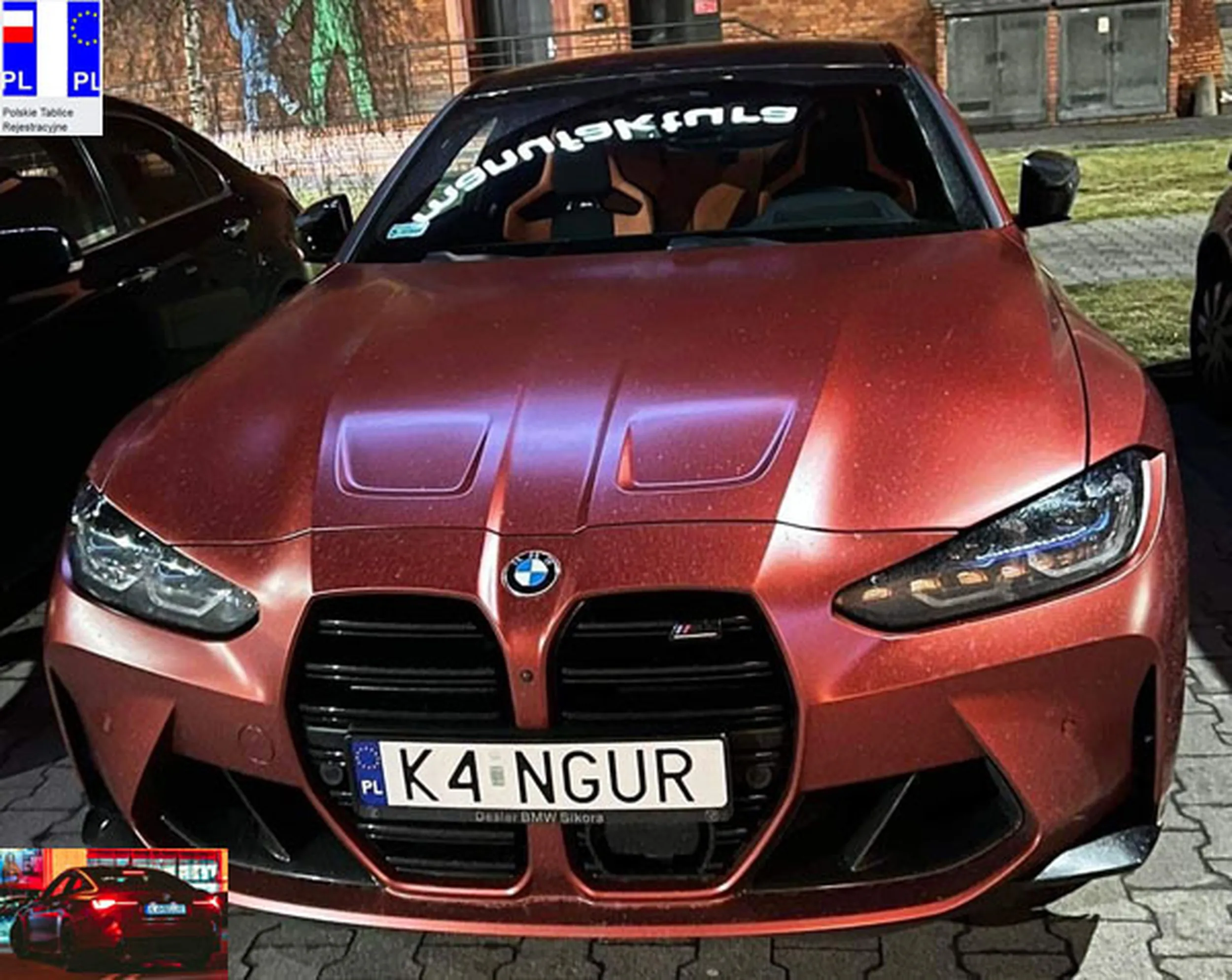Fajny numer, blacha K4 NGUR