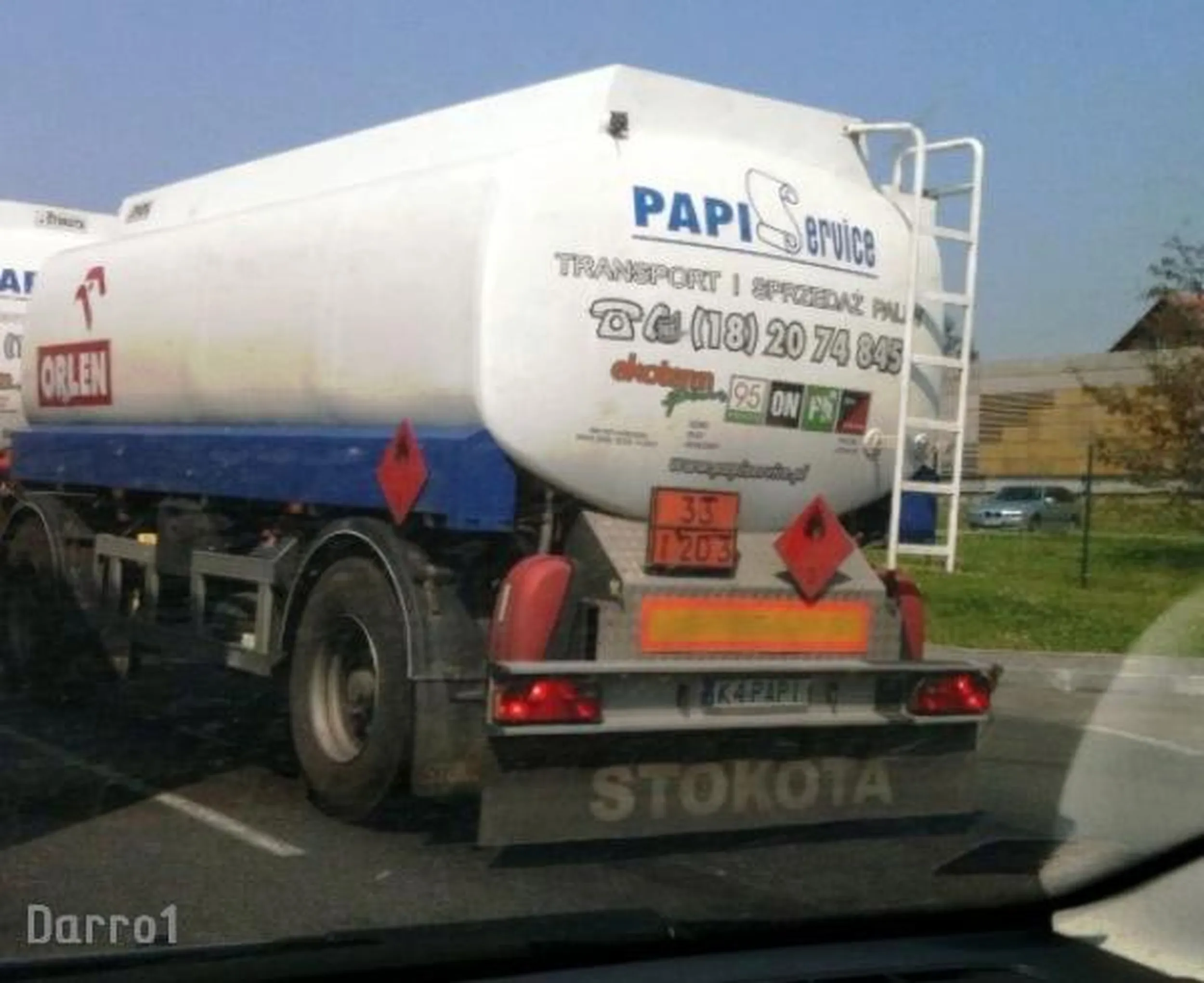 Fajny numer, blacha K4 PAPI