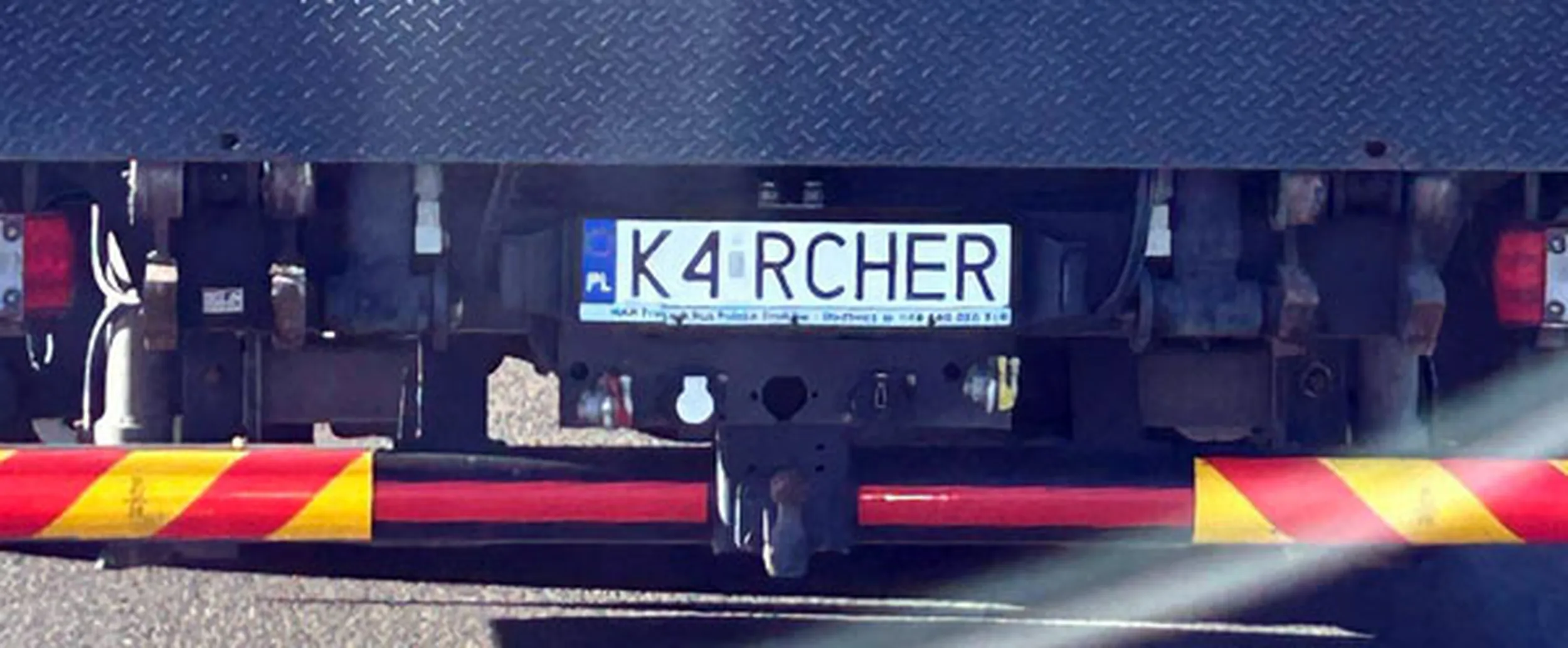 Fajny numer, blacha K4 RCHER