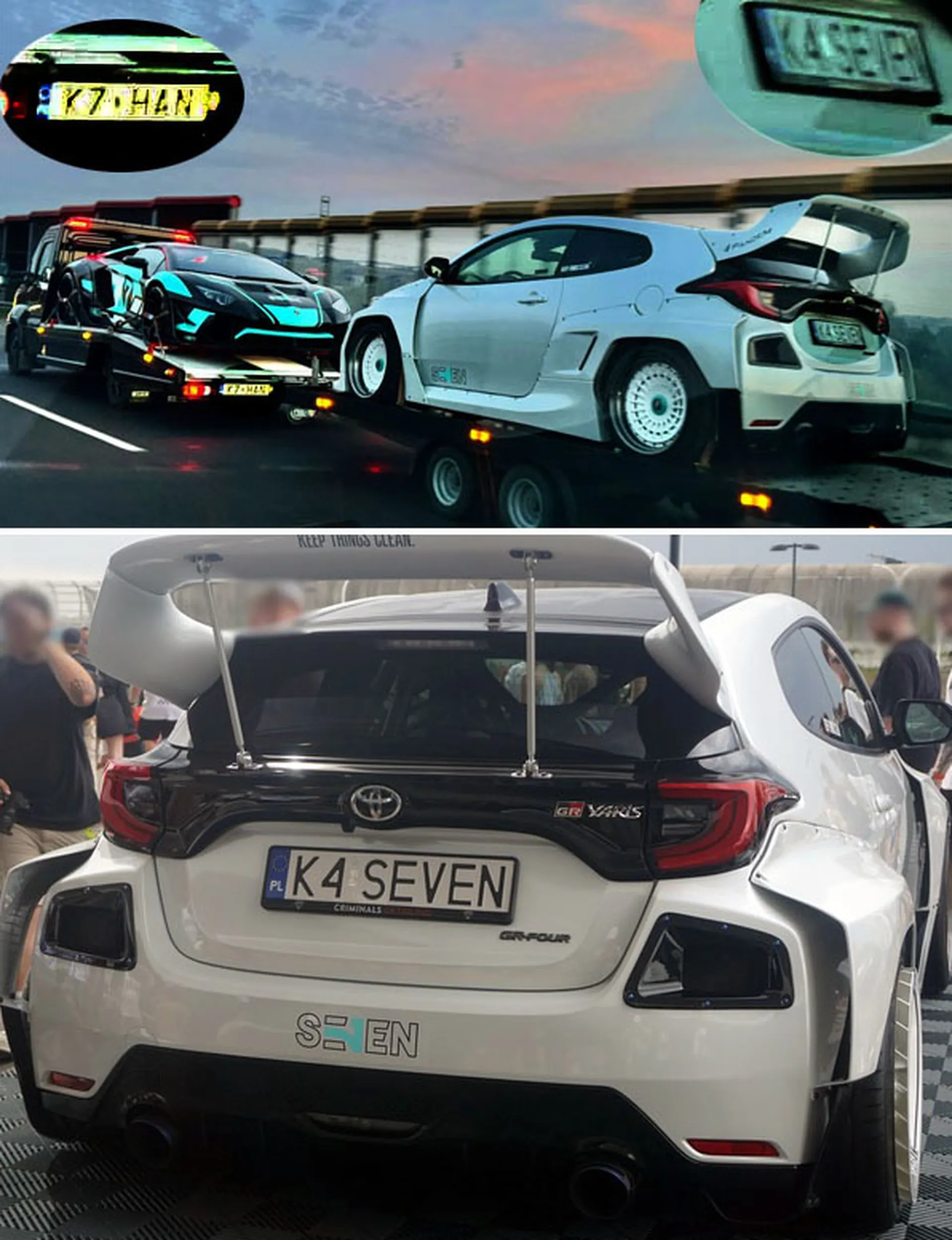 Fajny numer, blacha K4 SEVEN