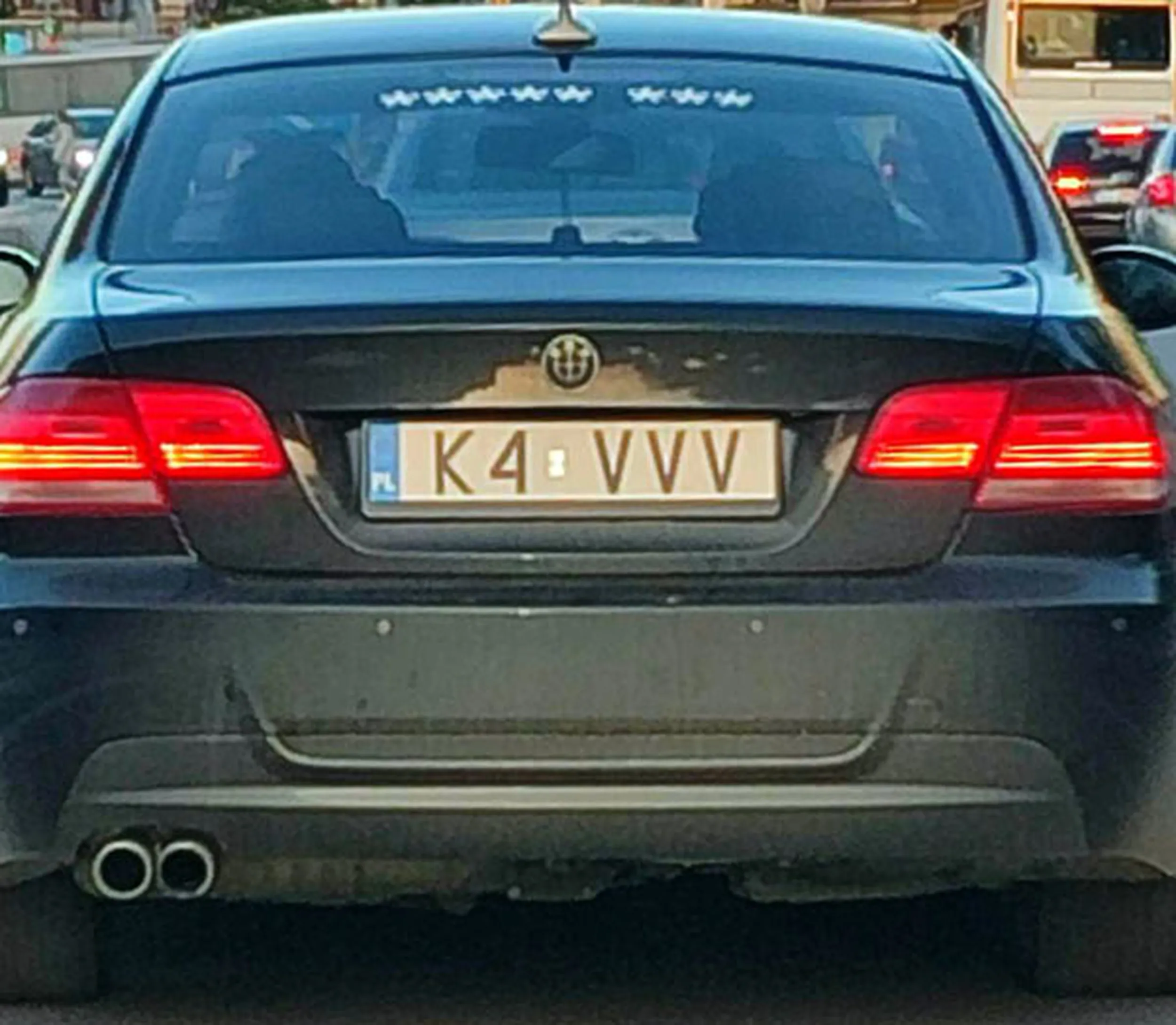 Fajny numer, blacha K4 VVV