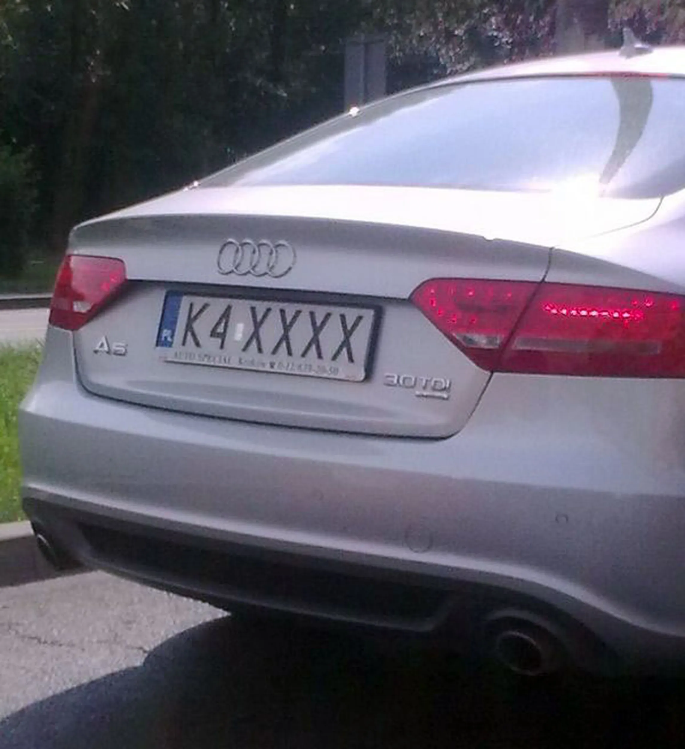 Fajny numer, blacha K4 XXXX