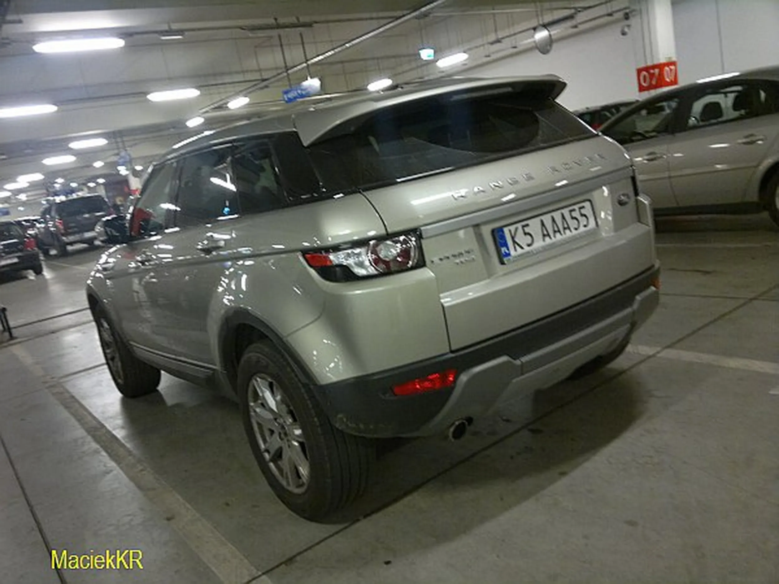 Fajny numer, blacha K5 AAA55