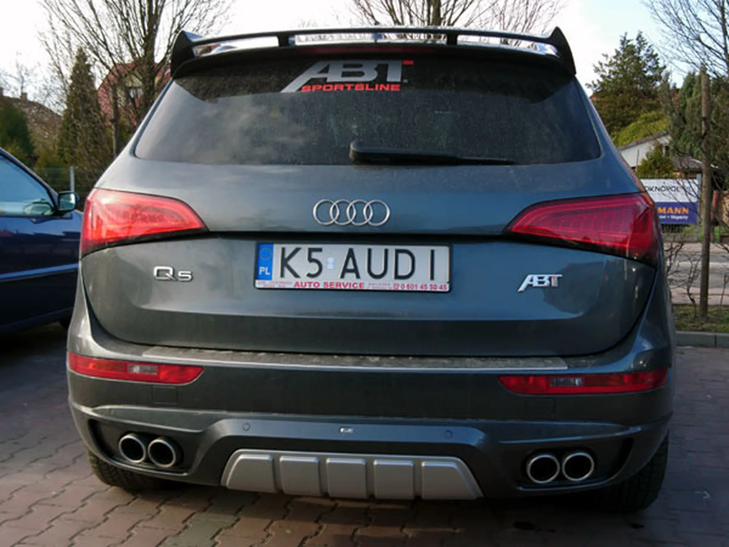 Fajny numer, blacha K5 AUDI