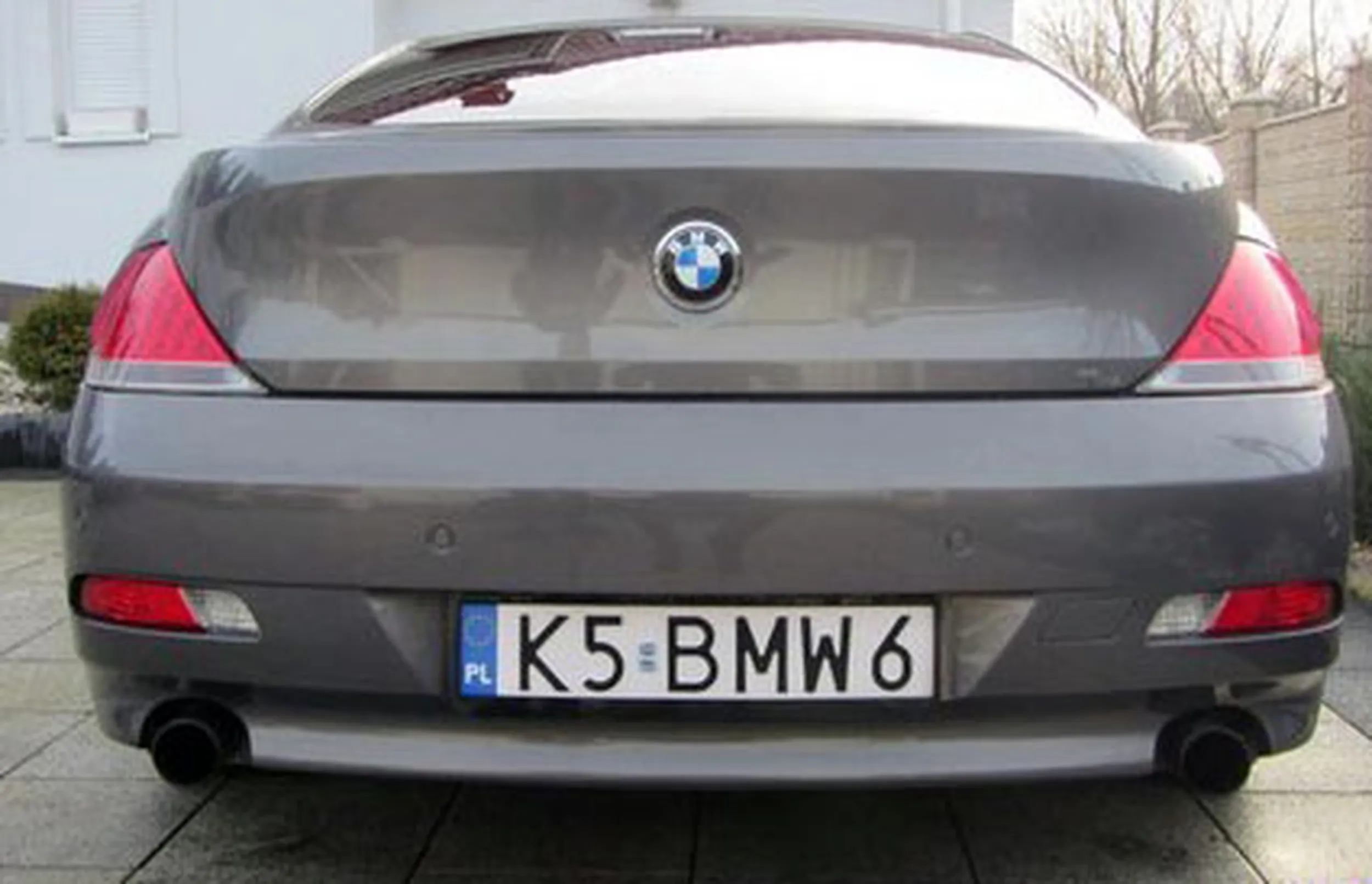 Fajny numer, blacha K5 BMW6
