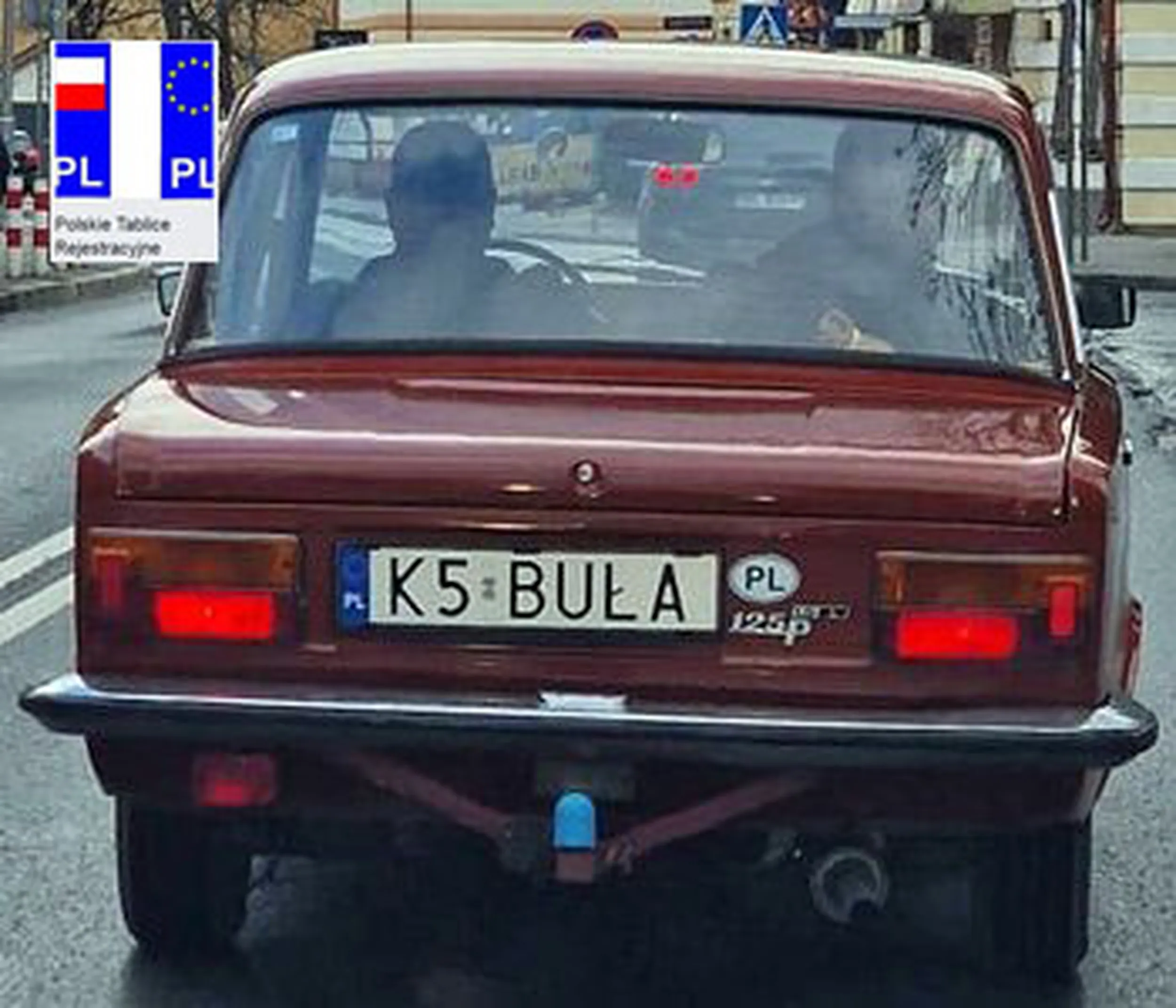 Fajny numer, blacha K5 BULA