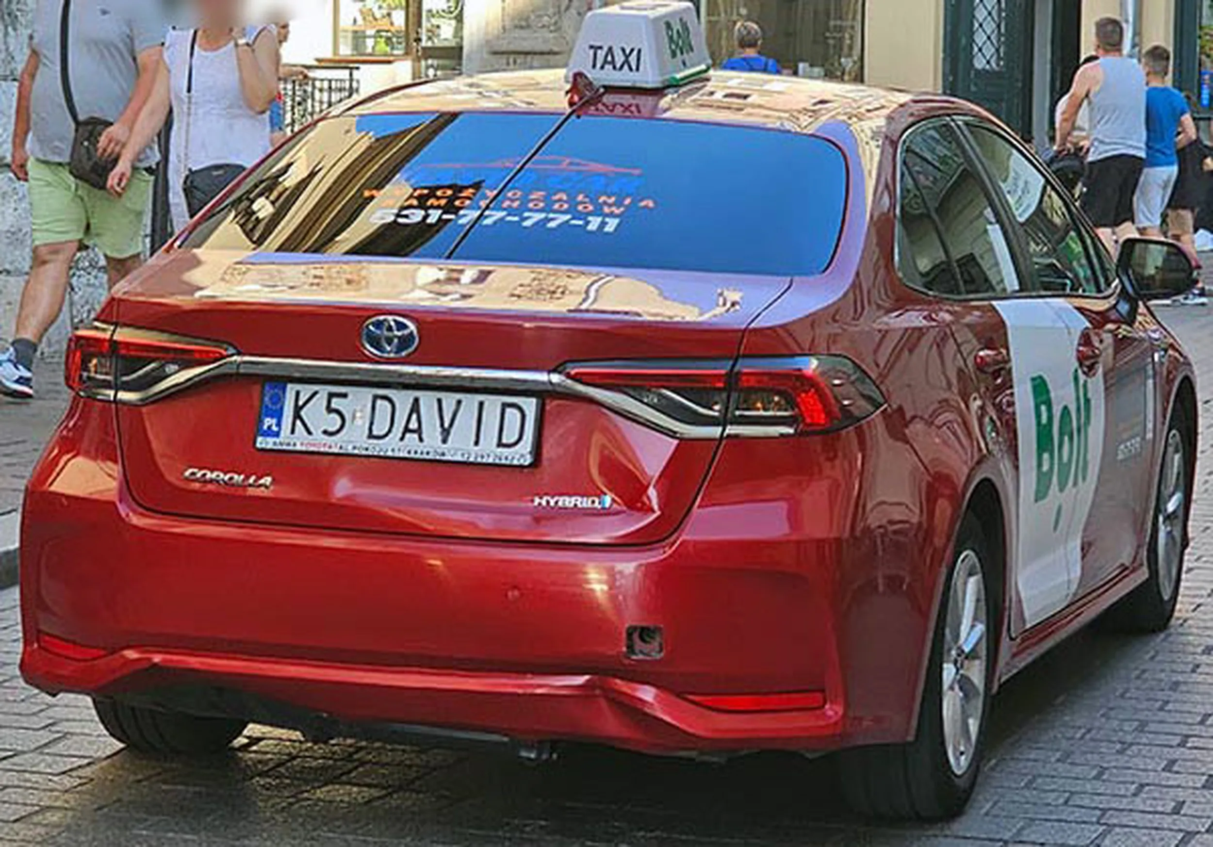 Fajny numer, blacha K5 DAVID