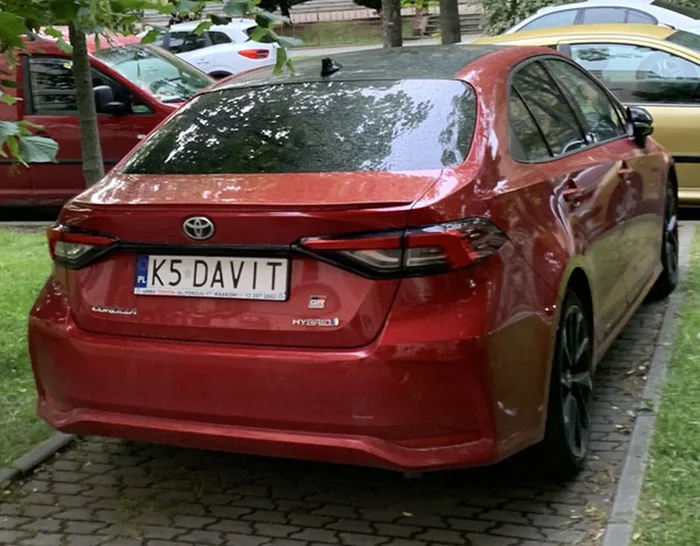 Fajny numer, blacha K5 DAVIT