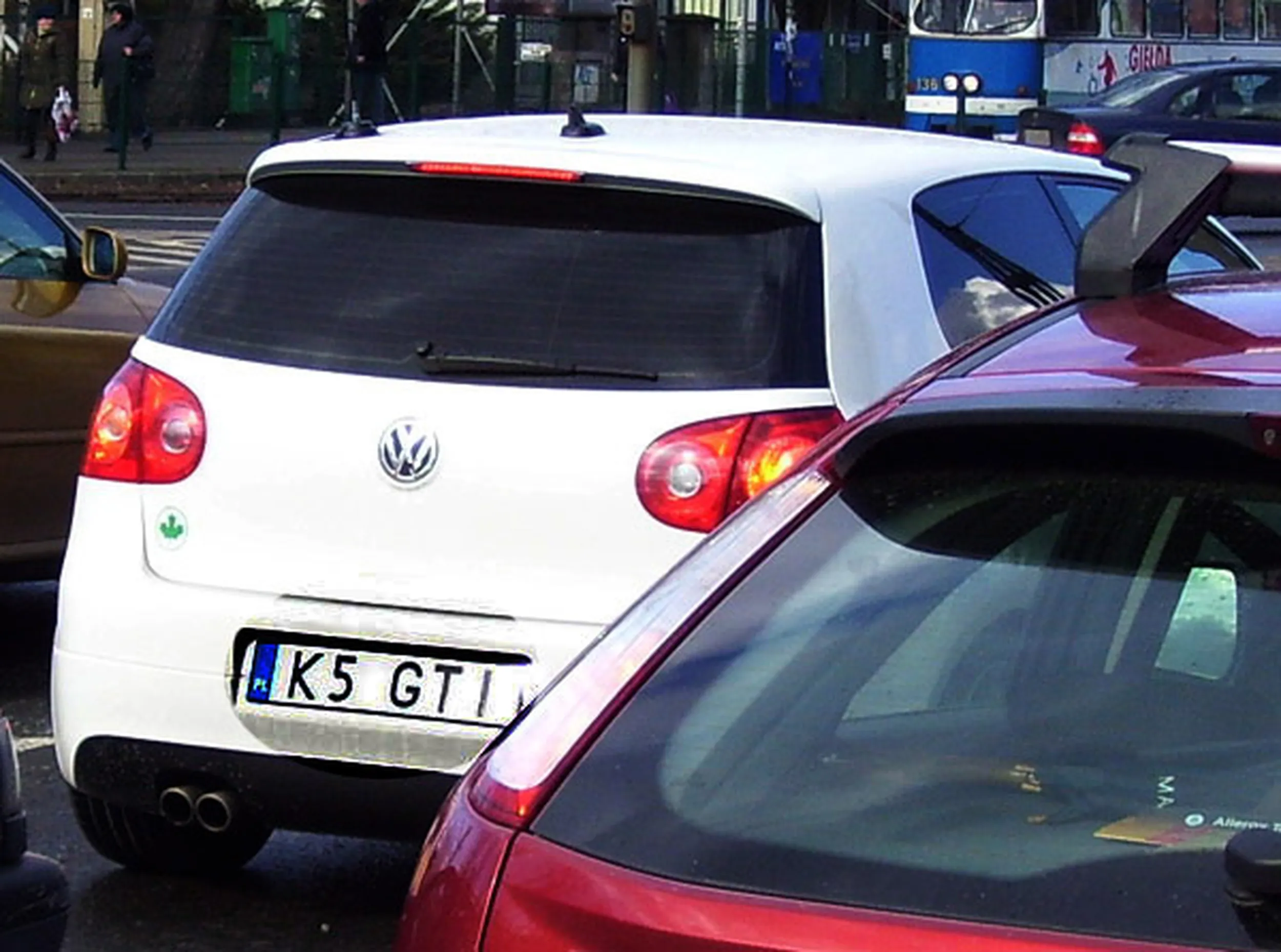 Fajny numer, blacha K5 GTI