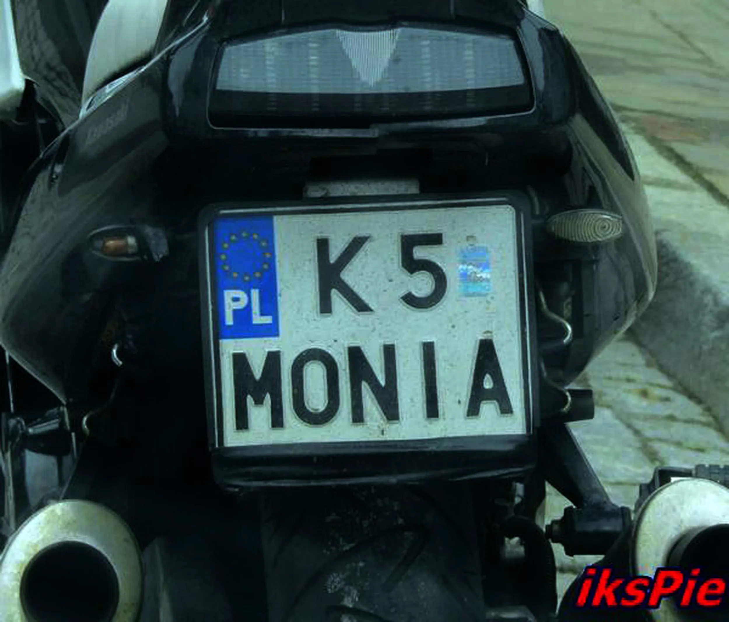Fajny numer, blacha K5 MONIA