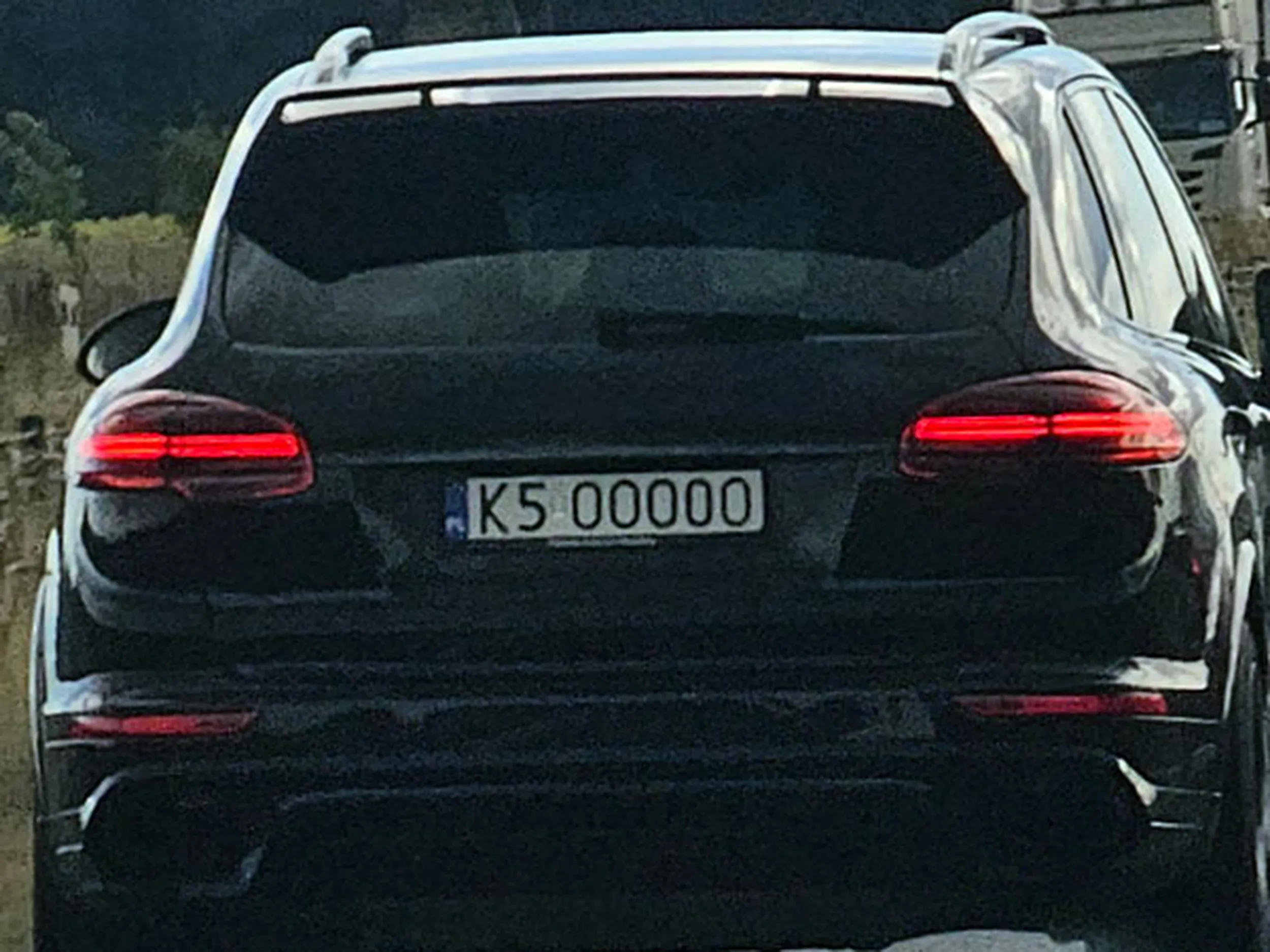 Fajny numer, blacha K5 OOO0O