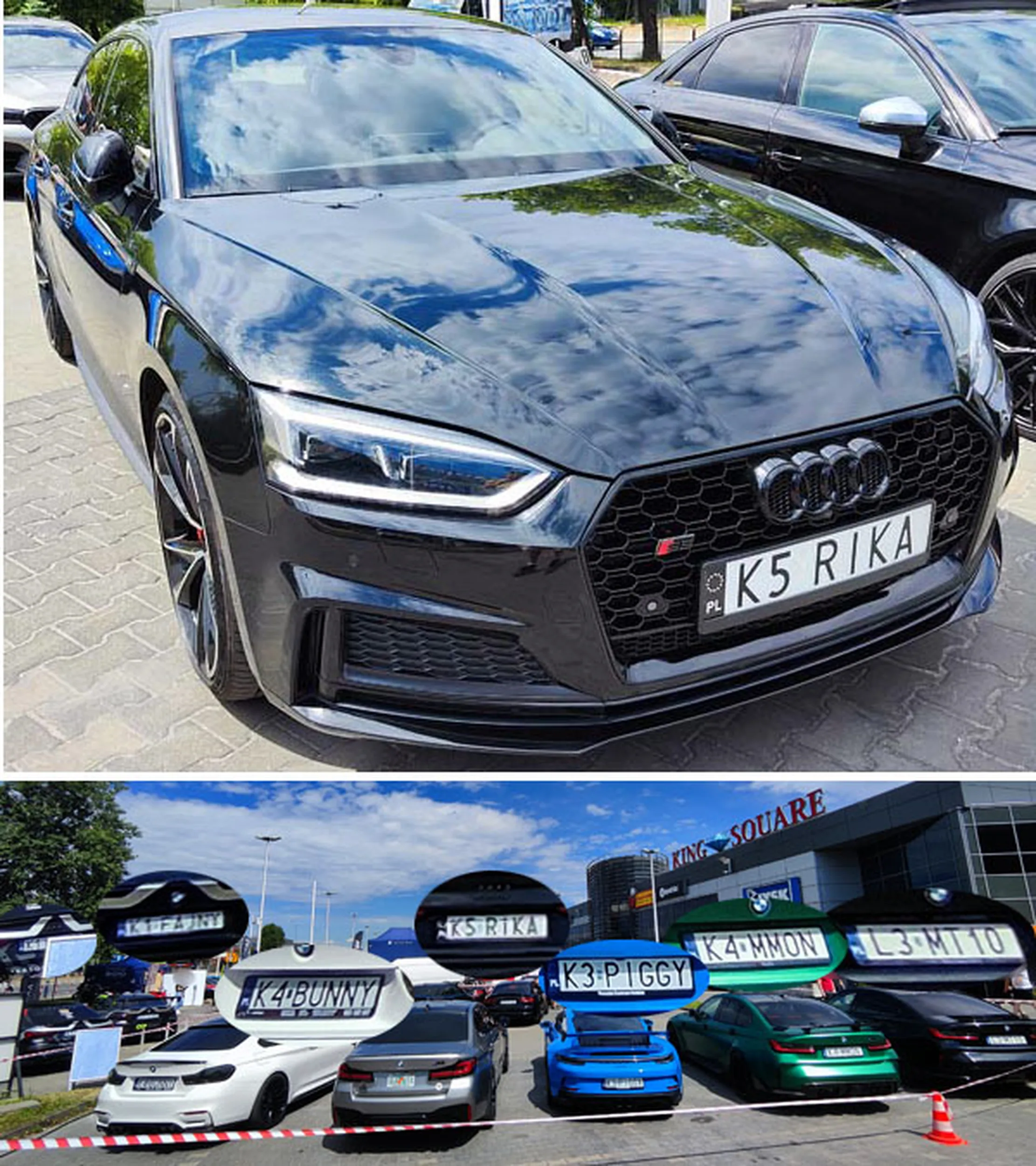 Fajny numer, blacha K5 RIKA