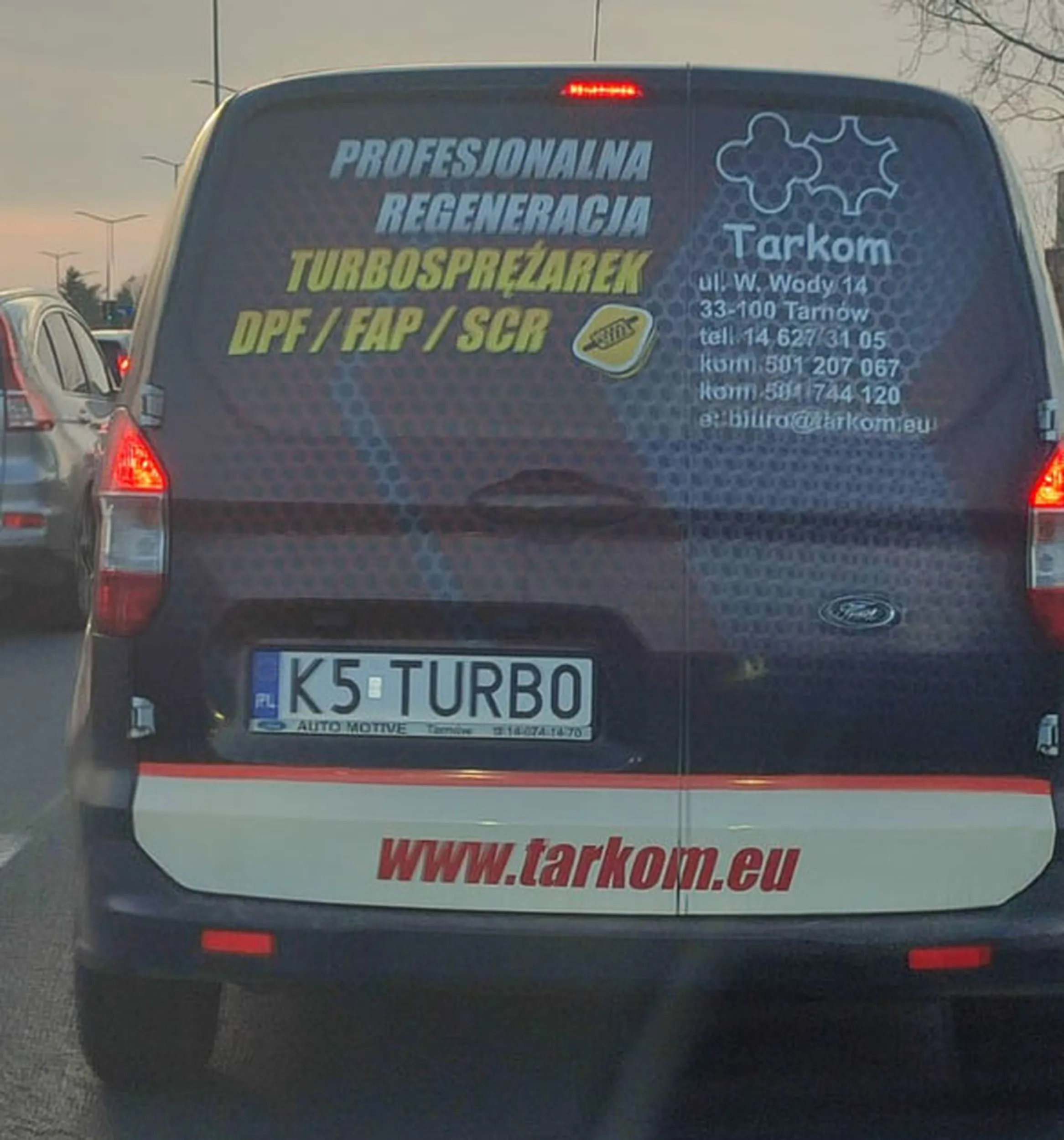 Fajny numer, blacha K5 TURB0