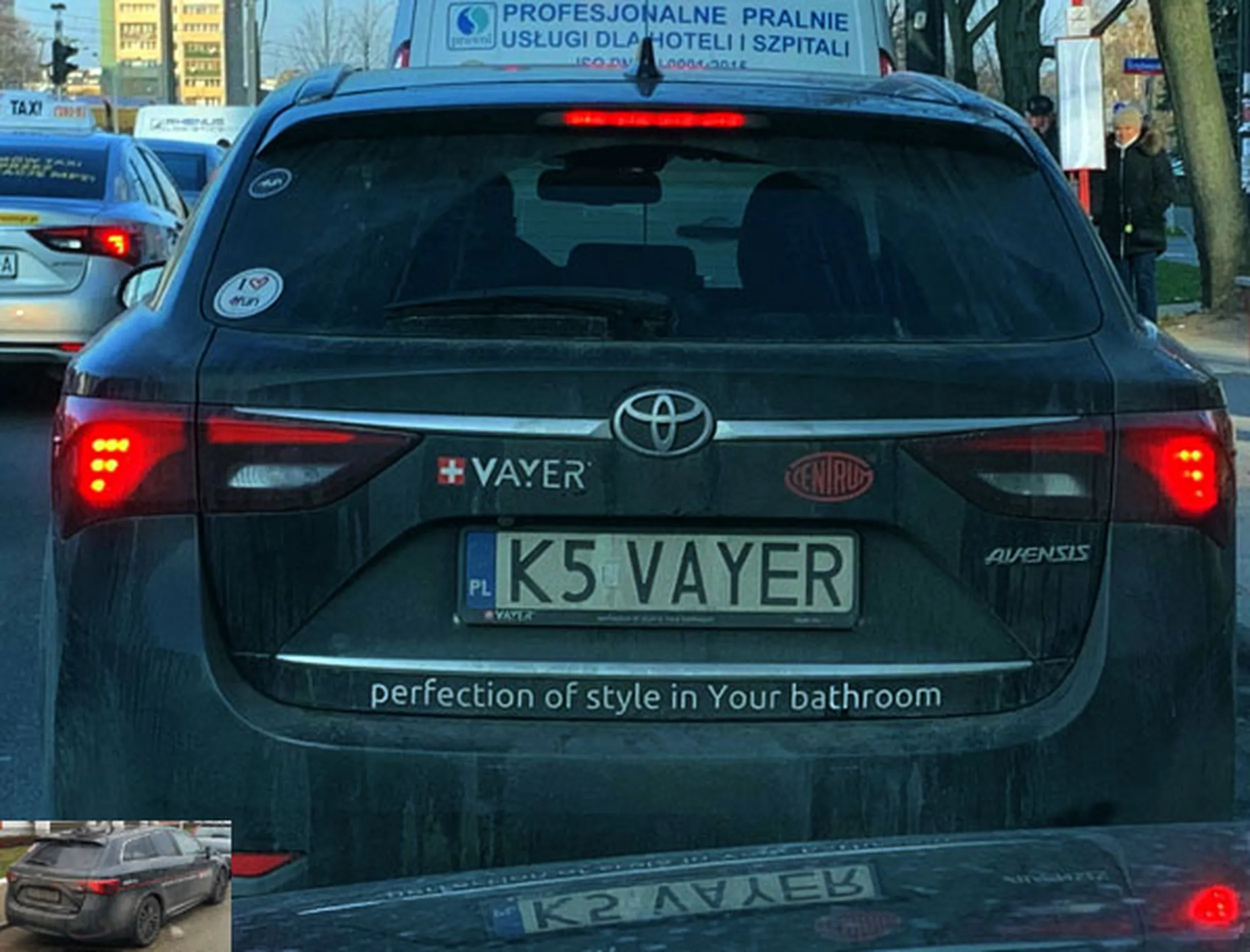 Fajny numer, blacha K5 VAYER