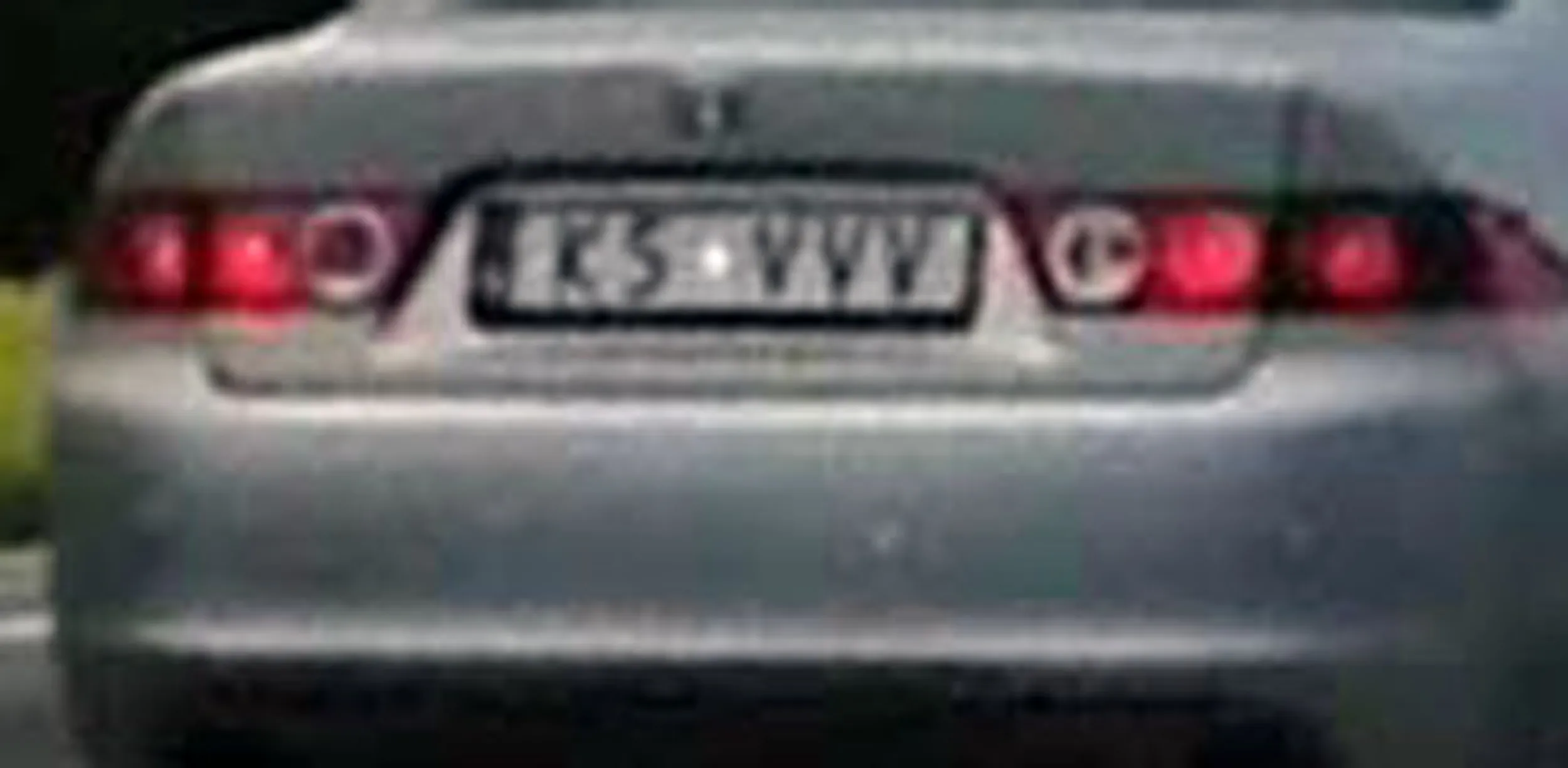 Fajny numer, blacha K5 VVV