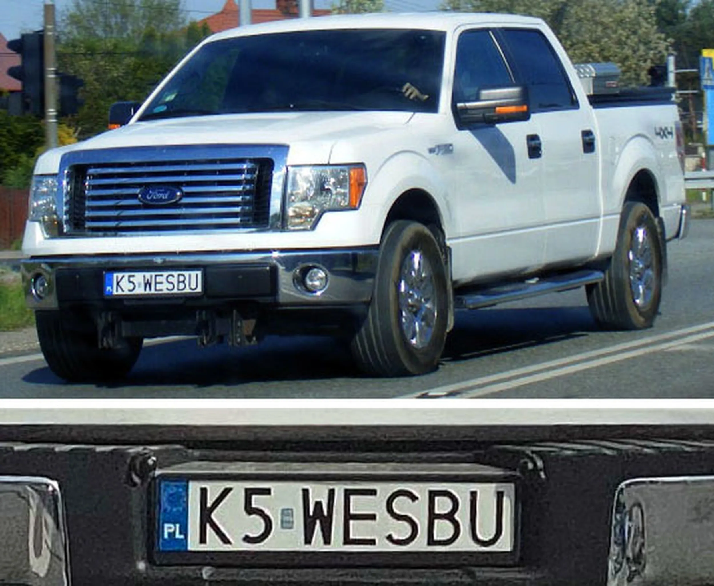 Fajny numer, blacha K5 WESBU