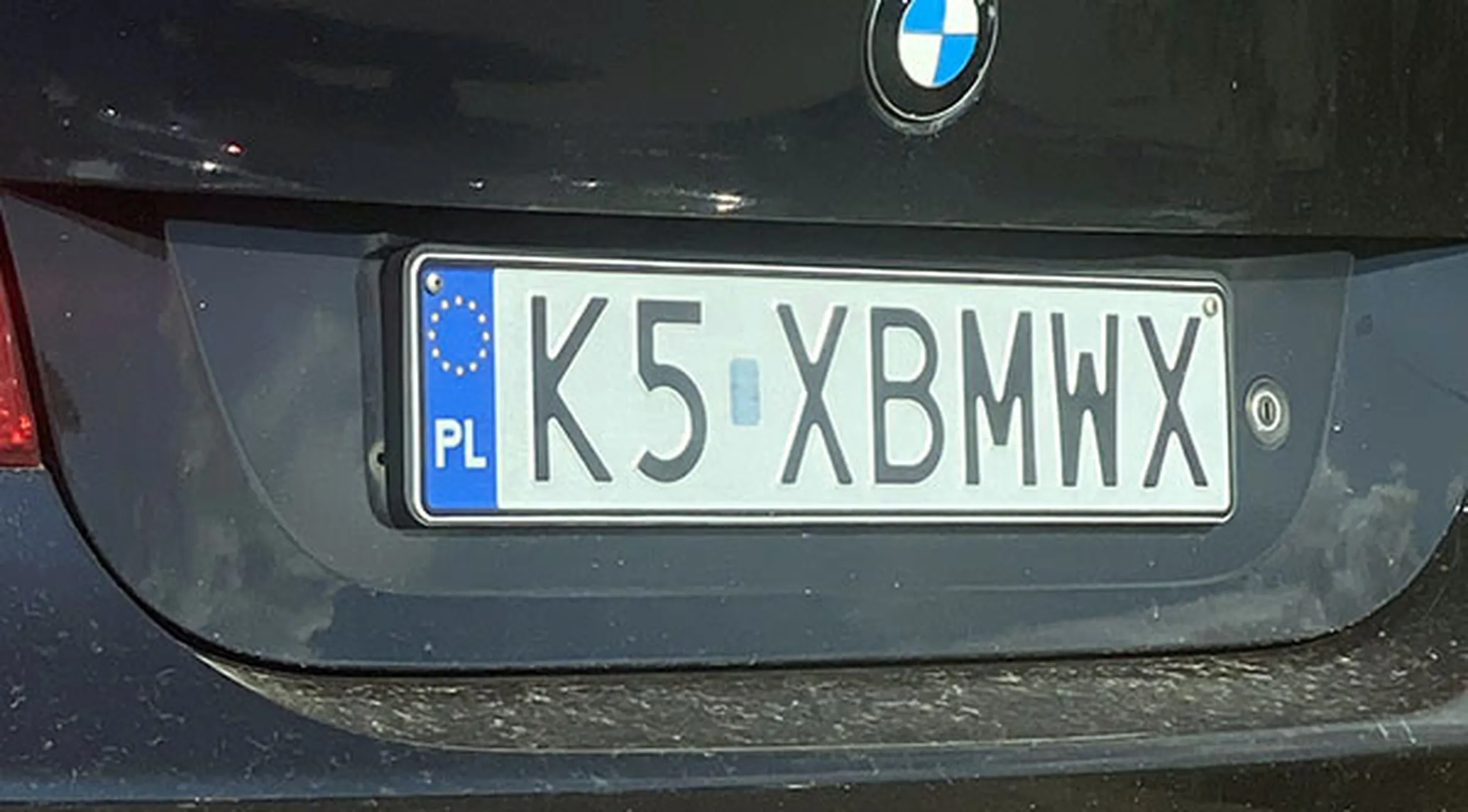 Fajny numer, blacha K5 XBMWX