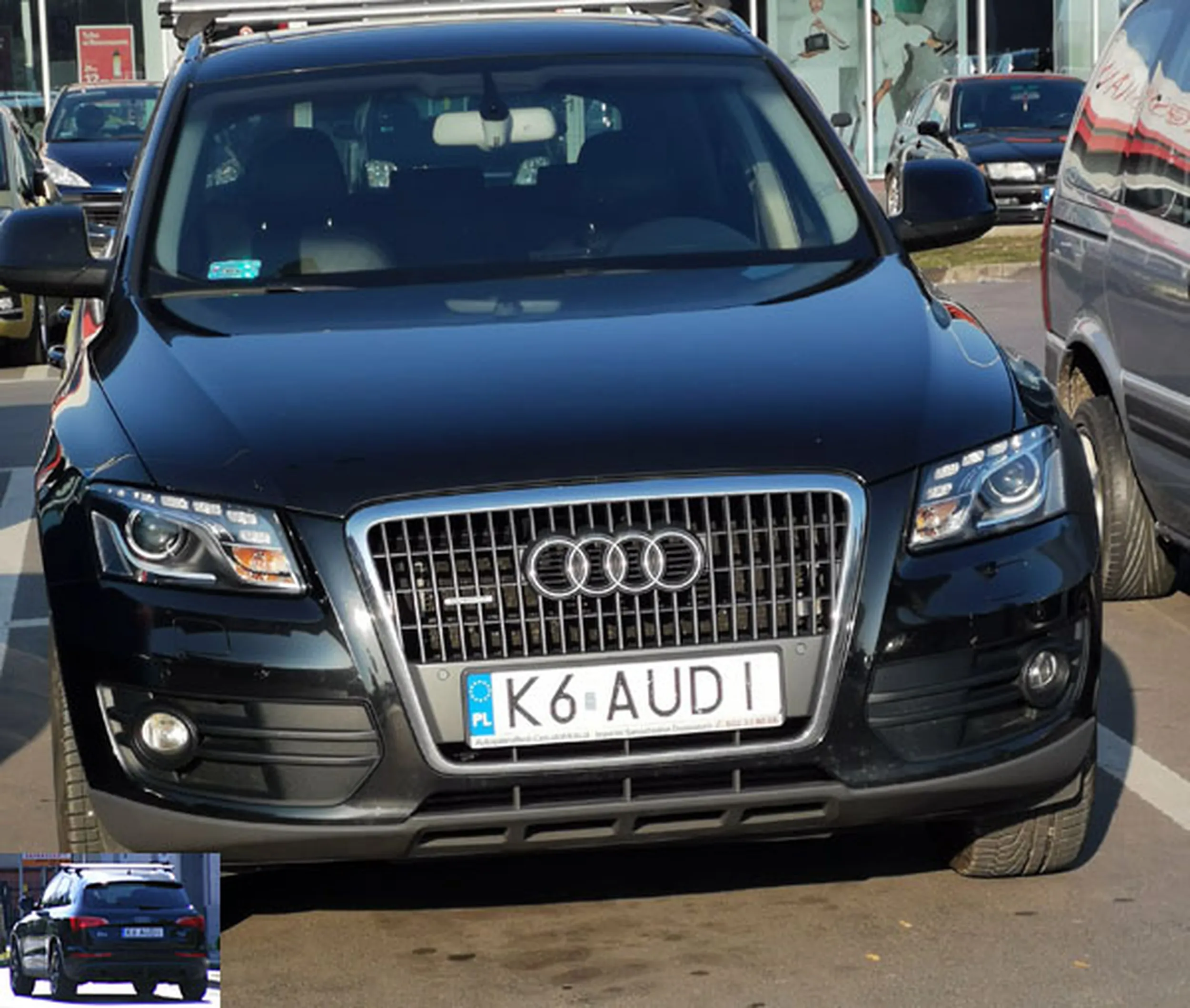 Fajny numer, blacha K6 AUDI