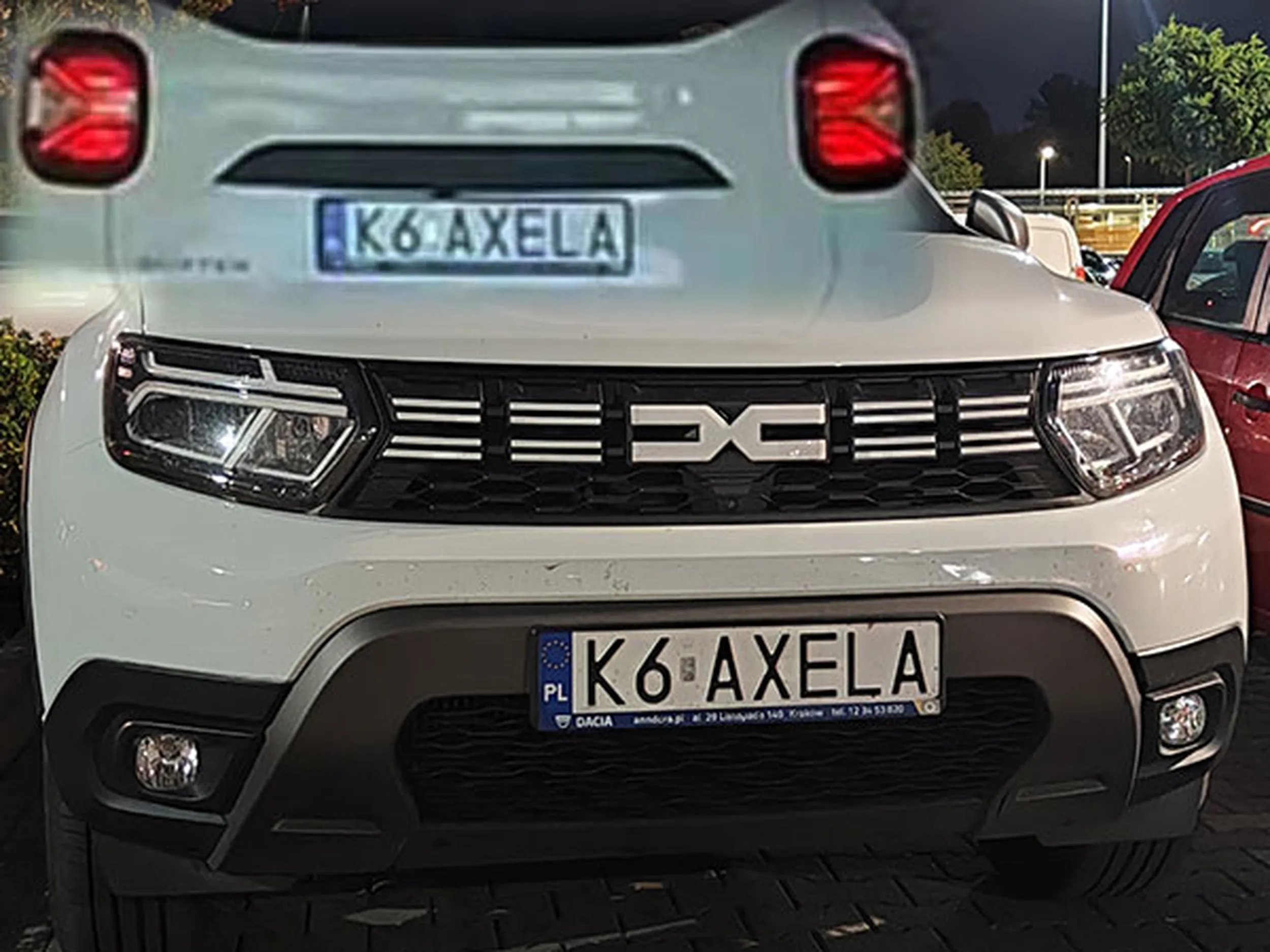 Fajny numer, blacha K6 AXELA