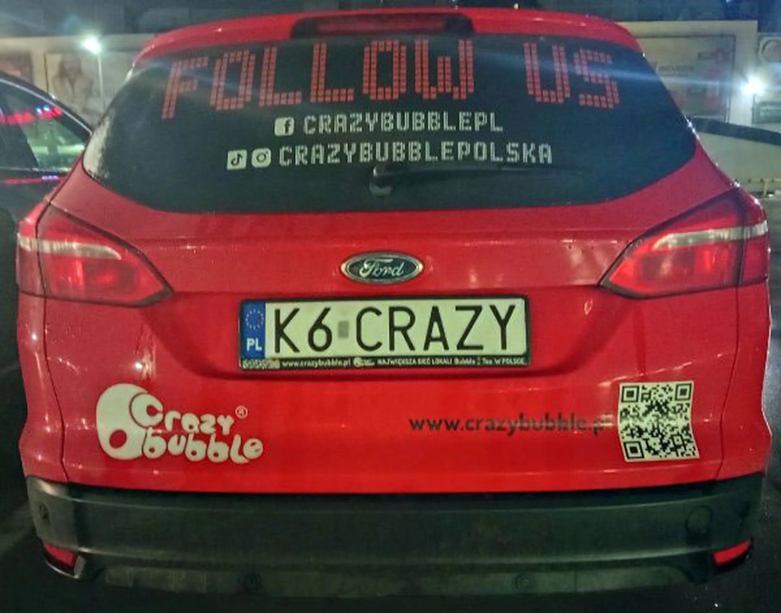 Fajny numer, blacha K6 CRAZY