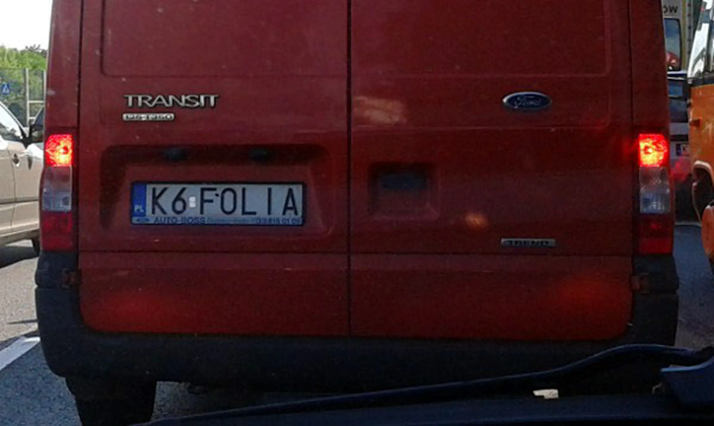 Fajny numer, blacha K6 FOLIA