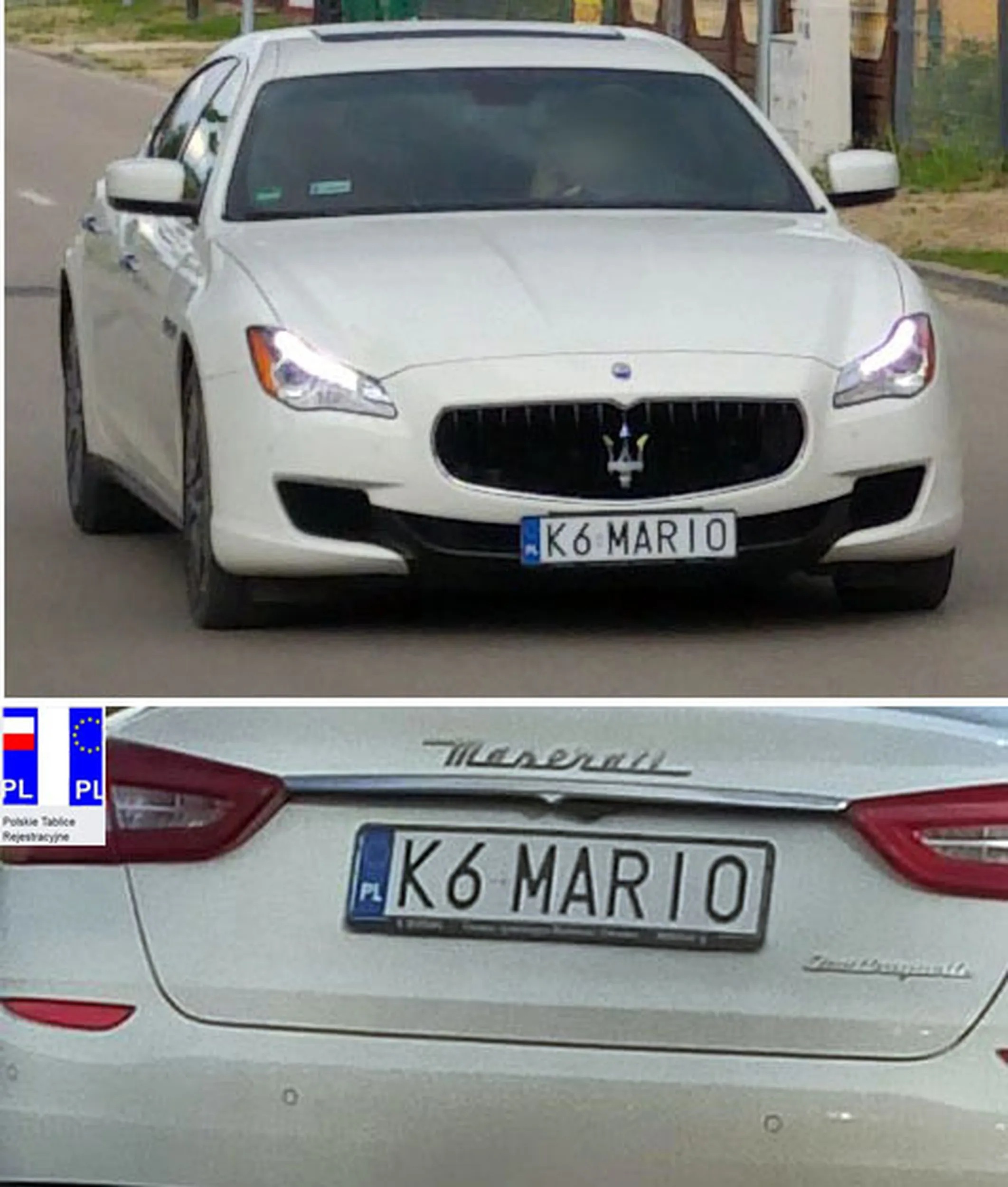 Fajny numer, blacha K6 MARIO