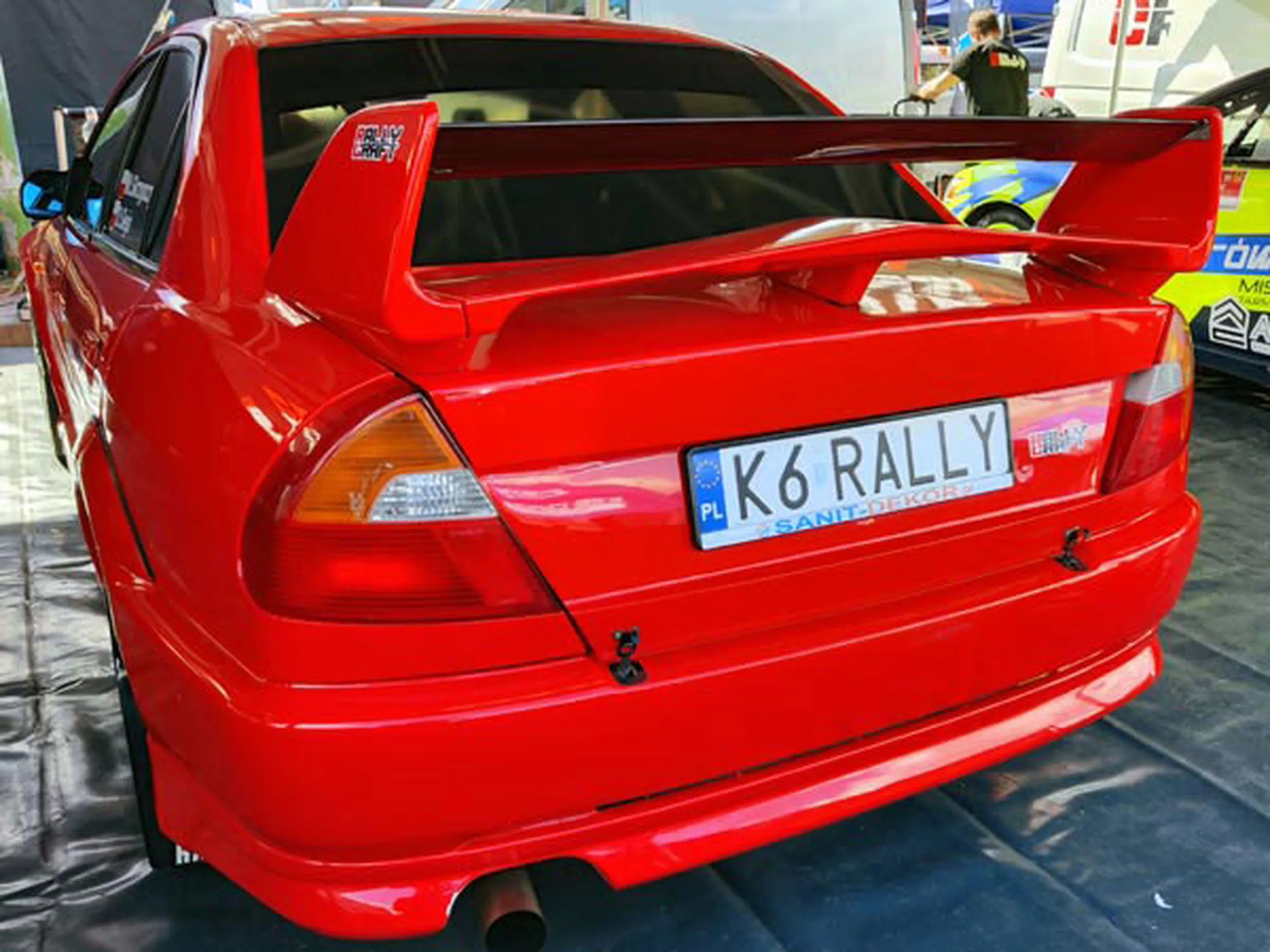 Fajny numer, blacha K6 RALLY