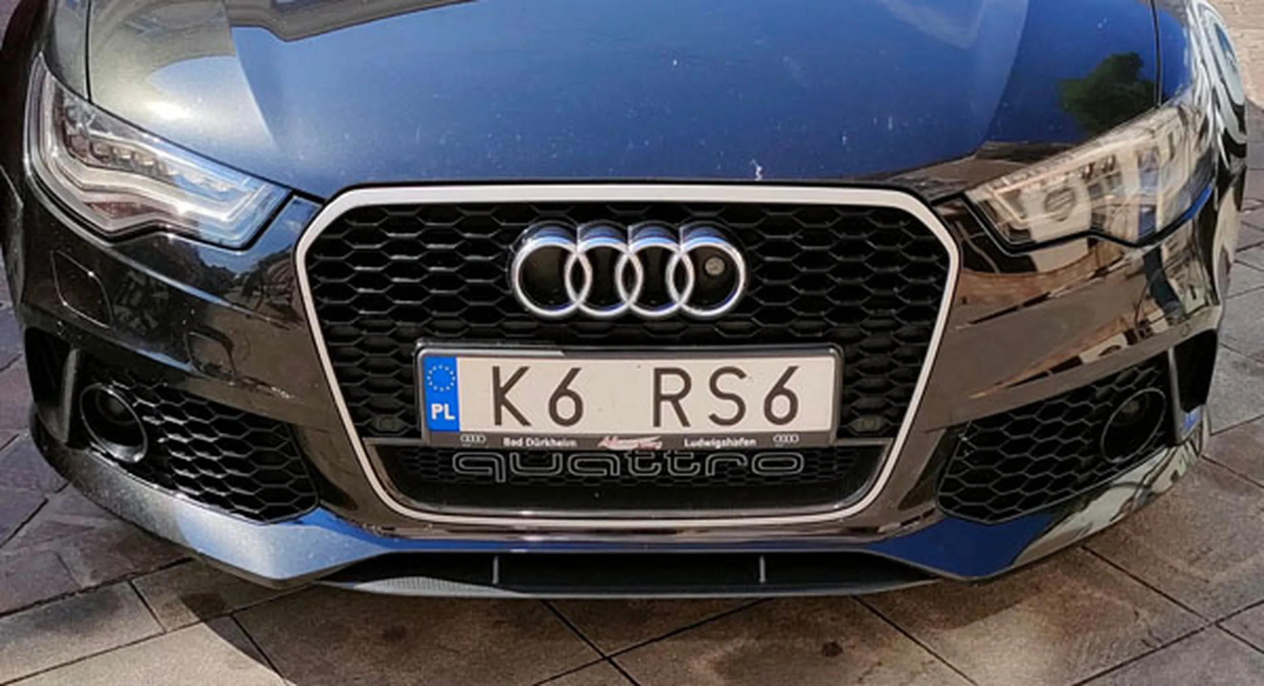 Fajny numer, blacha K6 RS6