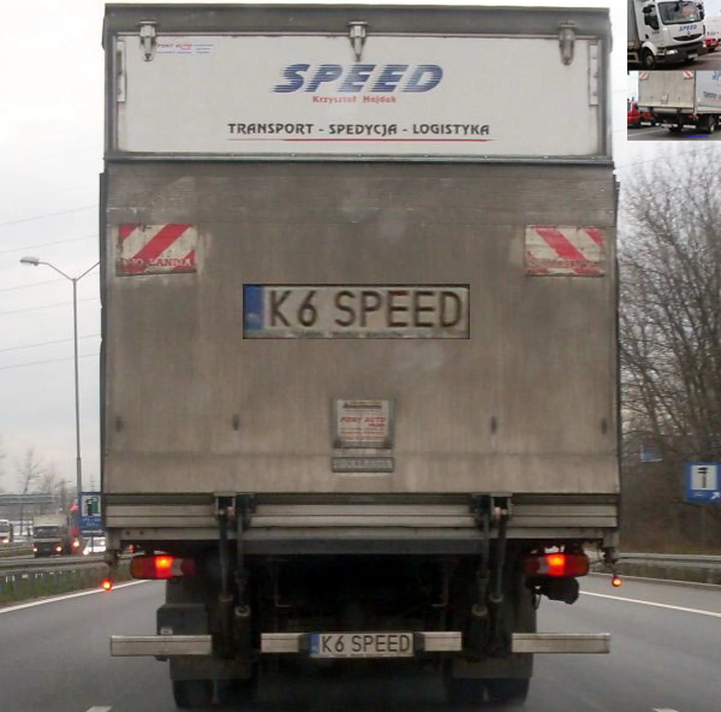 Fajny numer, blacha K6 SPEED