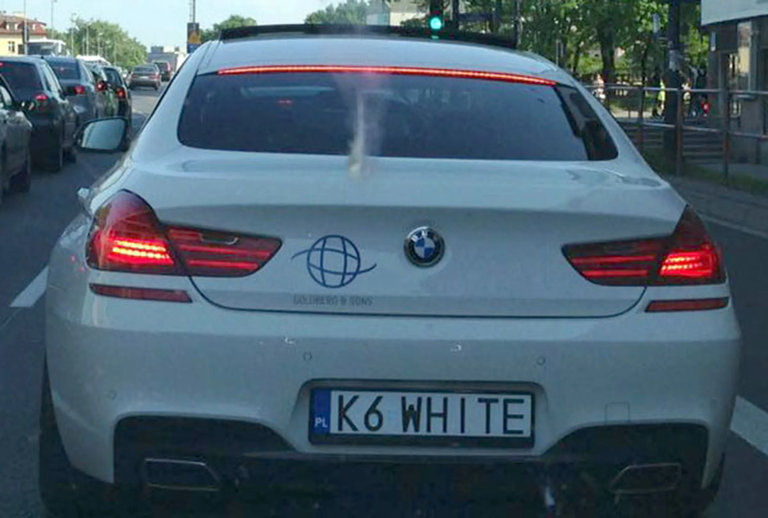 Fajny numer, blacha K6 WHITE