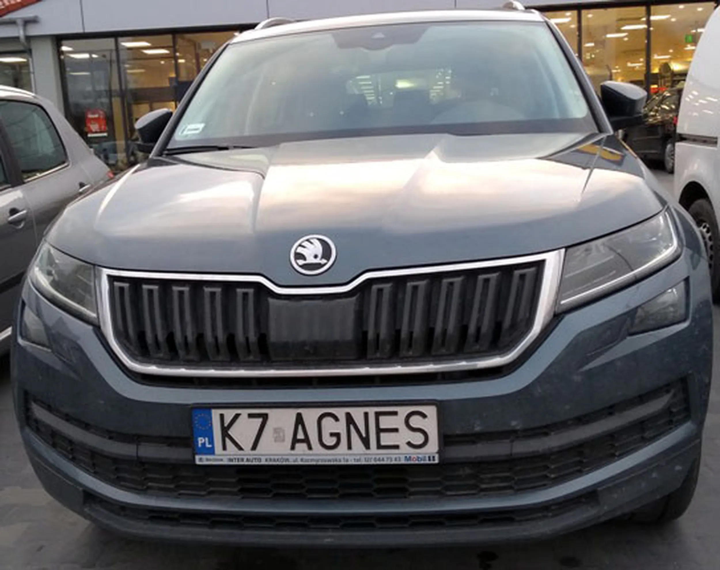 Fajny numer, blacha K7 AGNES