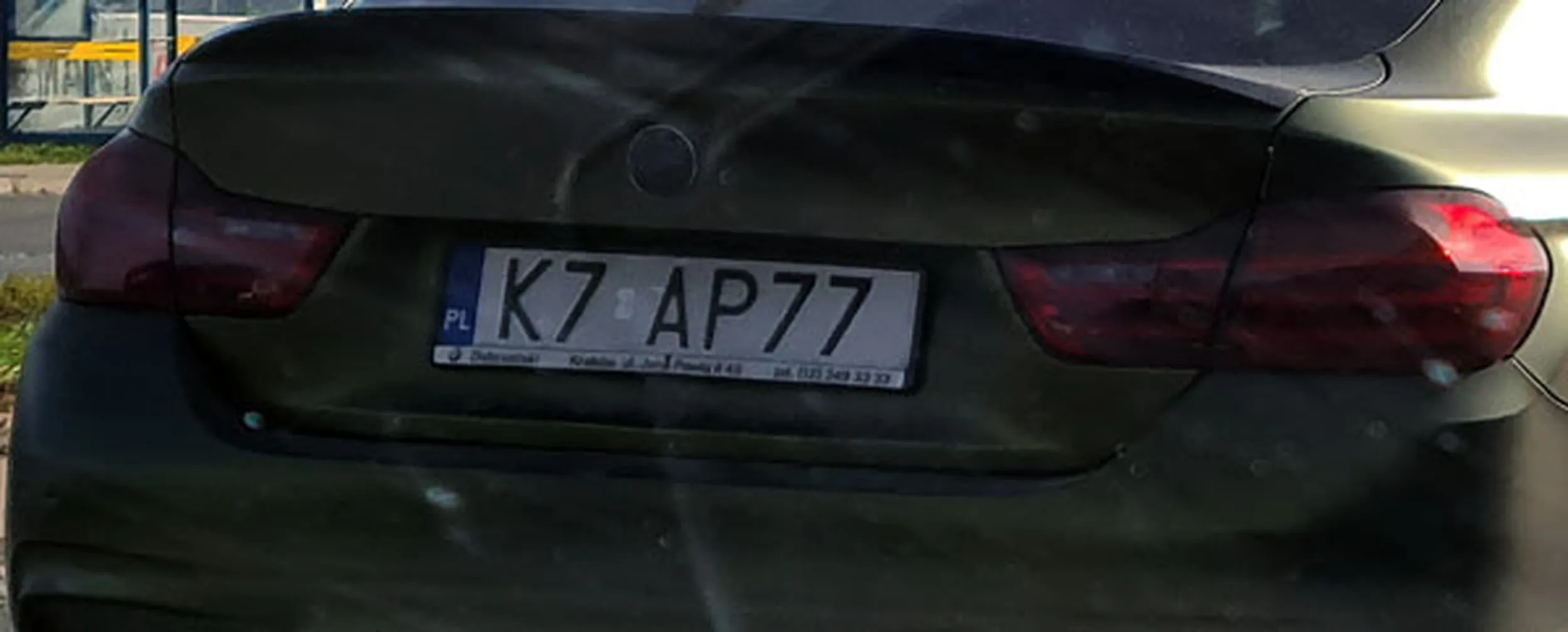 Fajny numer, blacha K7 AP77