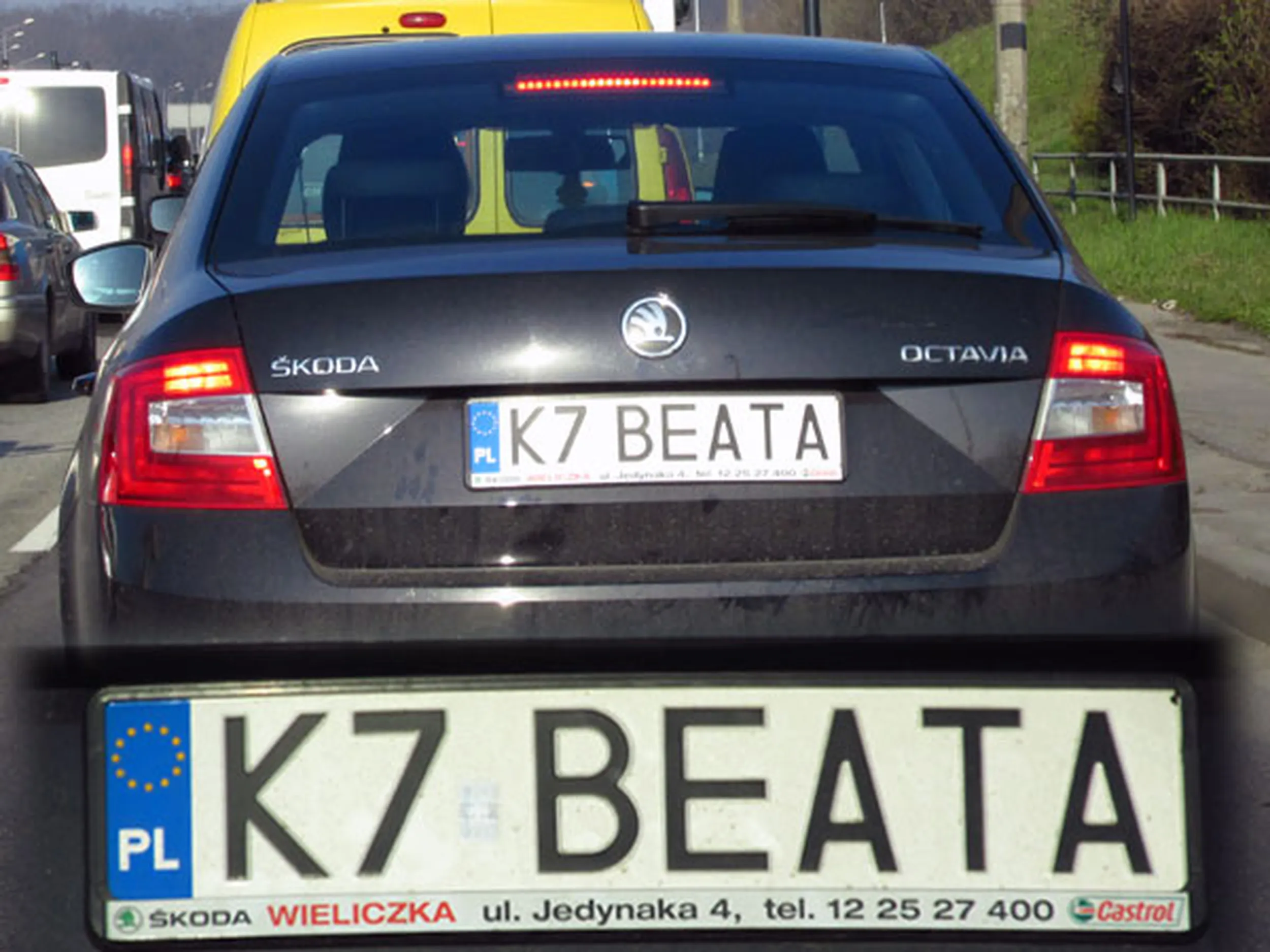 Fajny numer, blacha K7 BEATA