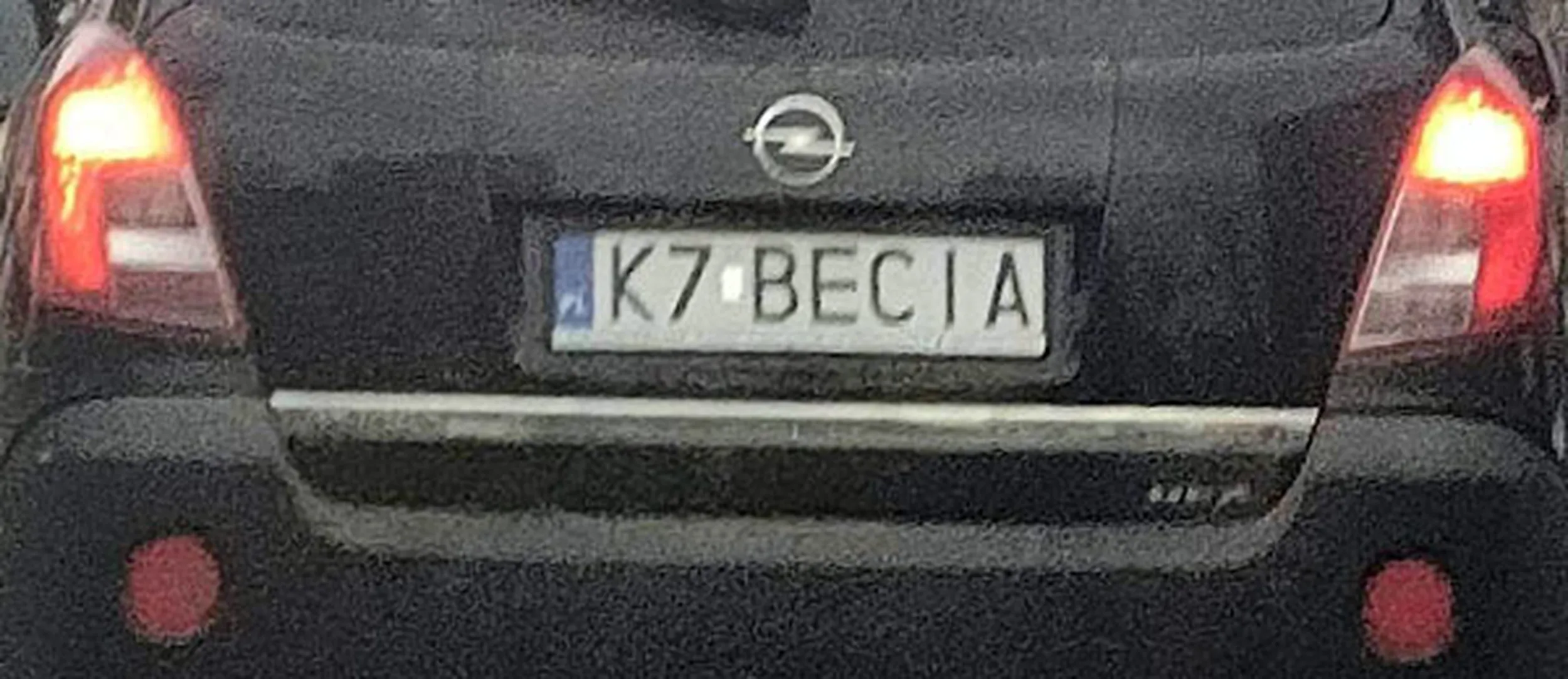 Fajny numer, blacha K7 BECIA