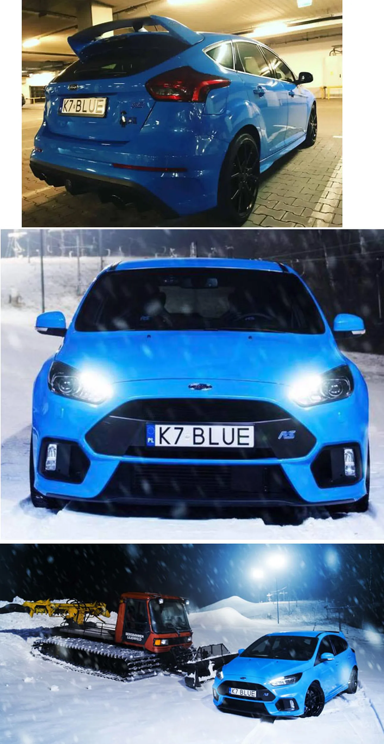 Fajny numer, blacha K7 BLUE