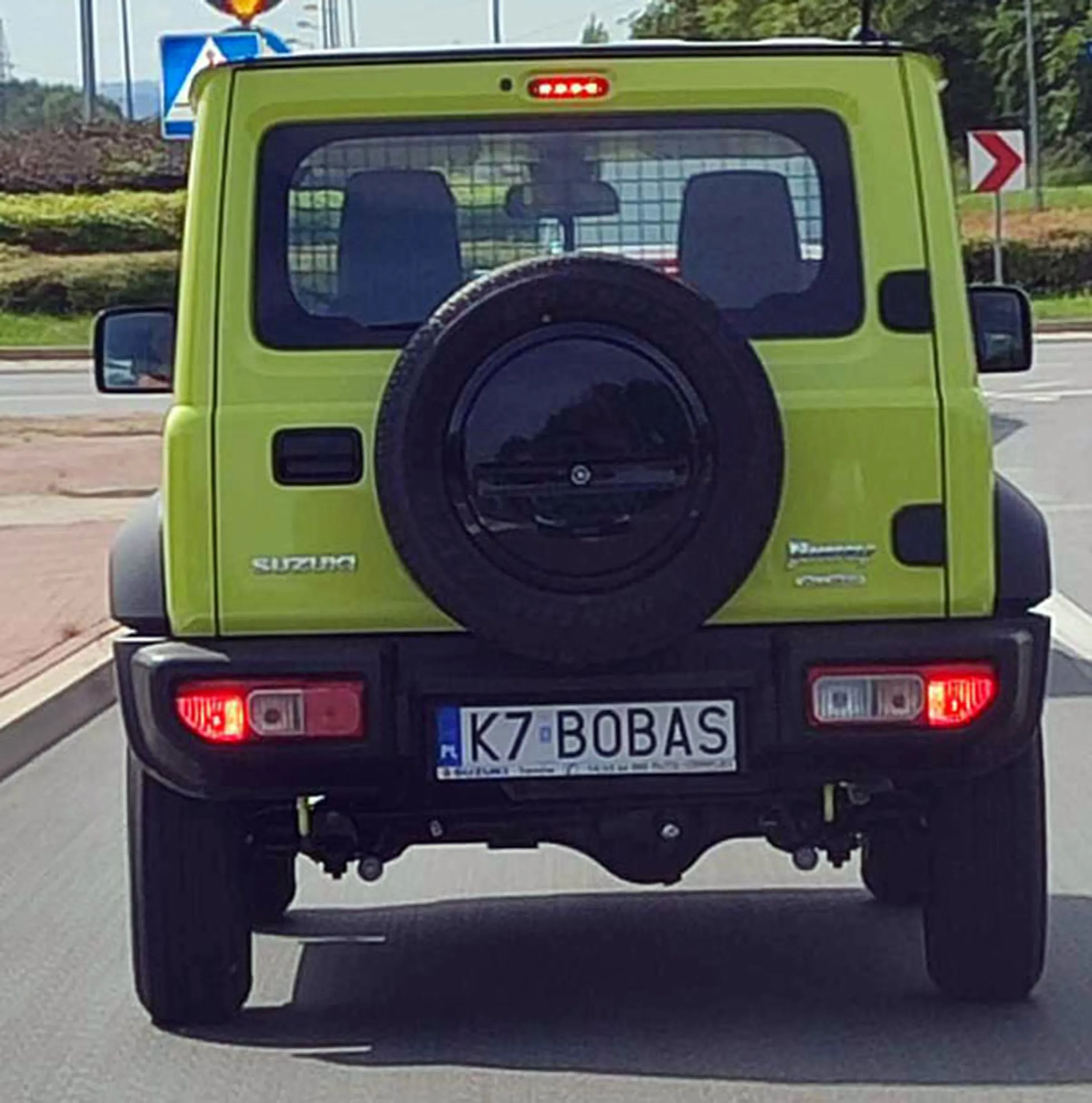 Fajny numer, blacha K7 BOBAS