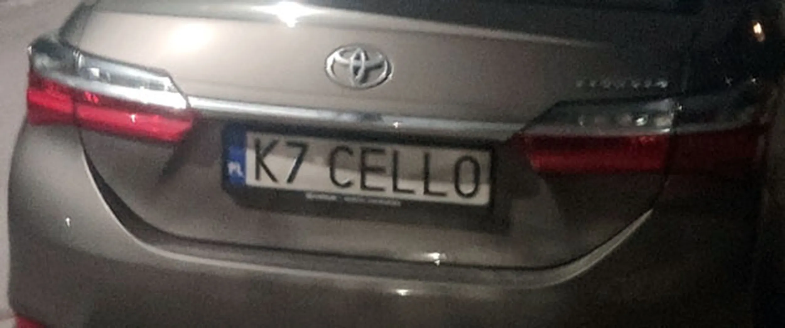 Fajny numer, blacha K7 CELLO