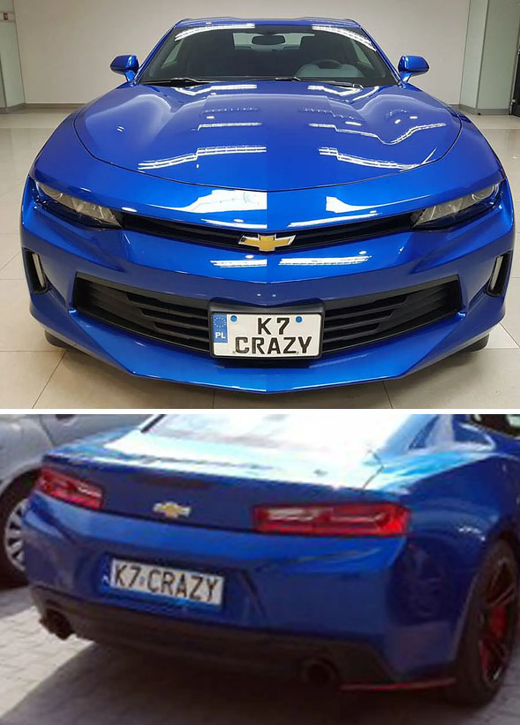 Fajny numer, blacha K7 CRAZY