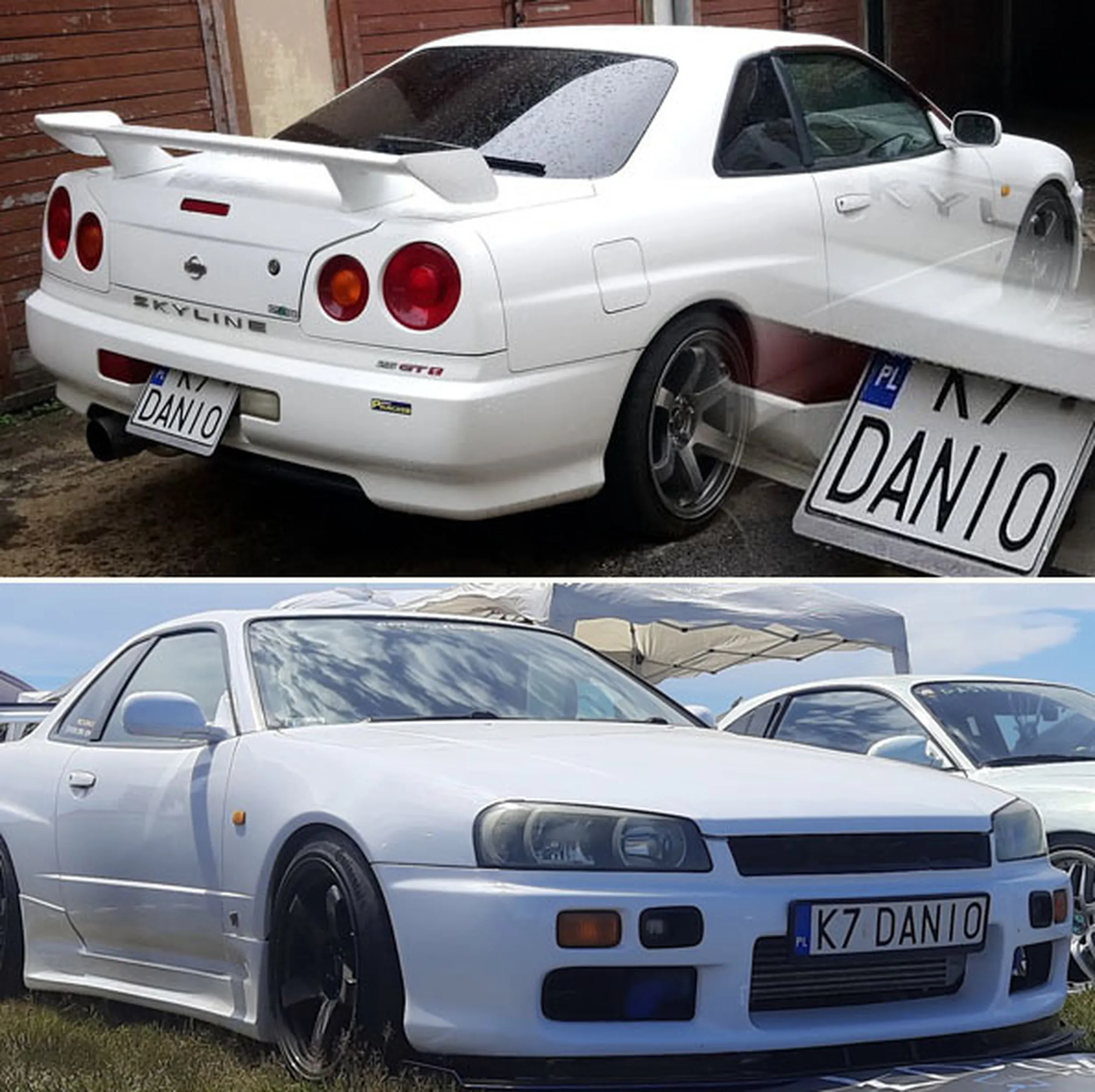 Fajny numer, blacha K7 DANIO