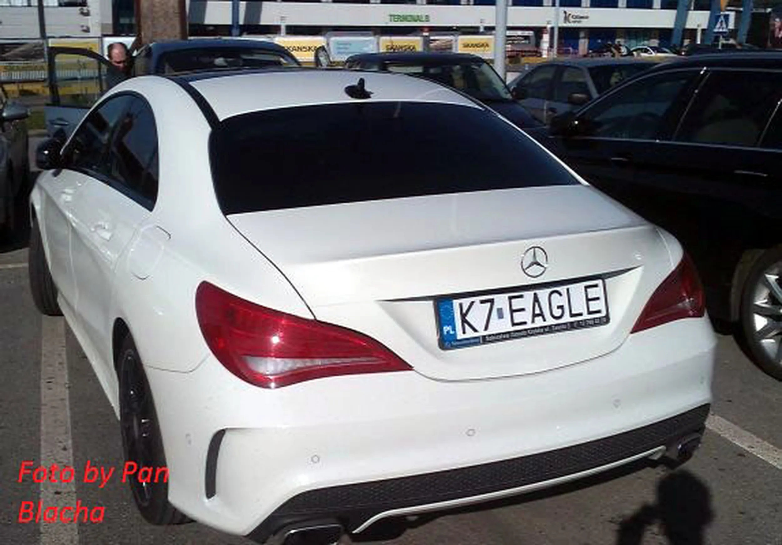 Fajny numer, blacha K7 EAGLE